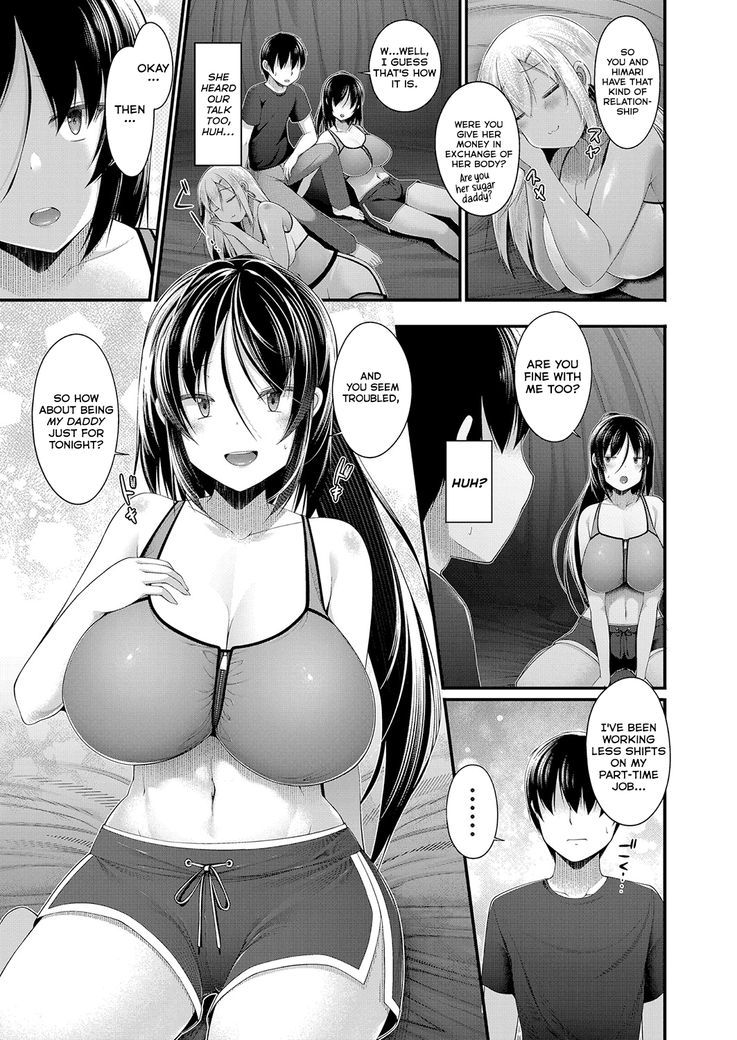 Hitori Camp o Shite itara Kuro Gal JK na Imouto to Imouto no Tomodachi ga Rannyuu shite kita Kekka Kouhen page 9 full