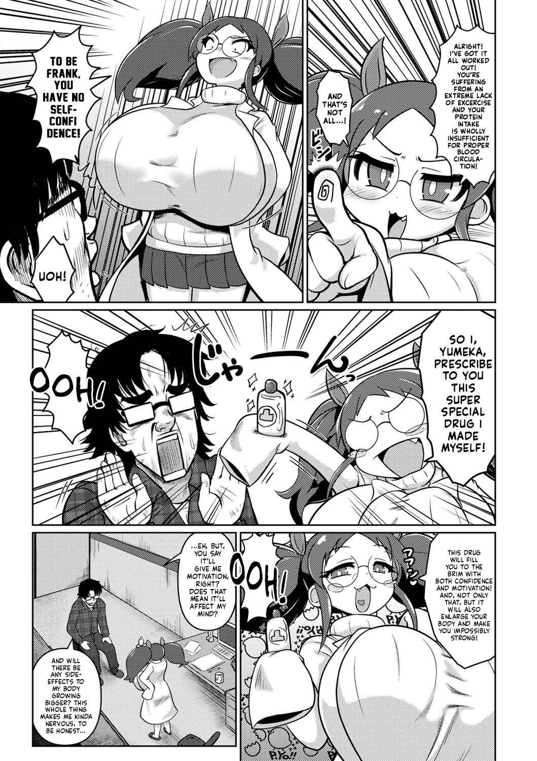 Kyokon Ma Kaizou! Zenbu Irechau | A Dick Magically Remodeled To Be Huge! Let's See If We Can Get It All In, Huh? page 5 full