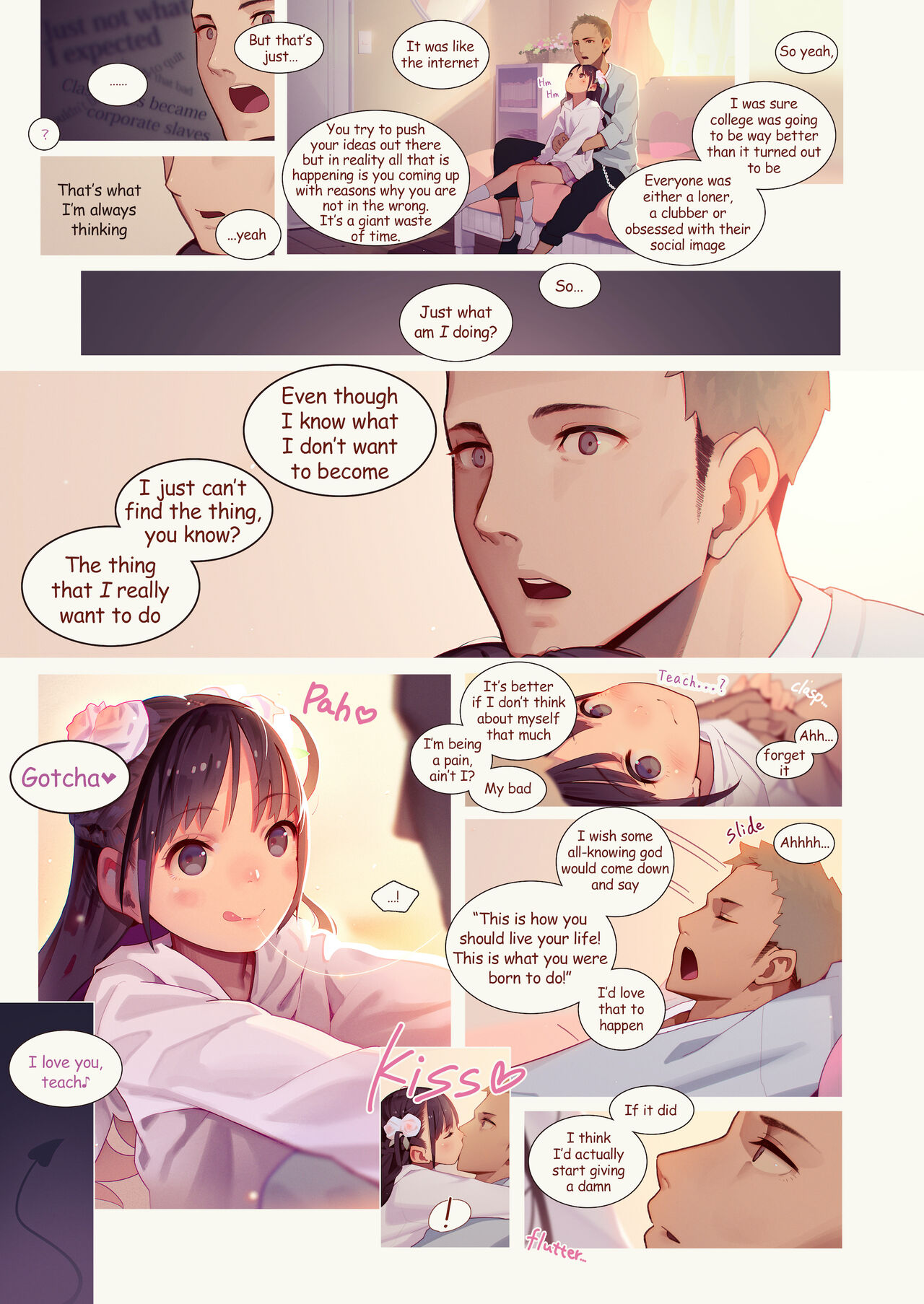 Koi Shita Shoujo ni Ochinchin Ijirarete Kokoro o Rape Sareru Hon | The eternal sperm-squeezing hell of the naturally sadistic brat succubi! page 5 full