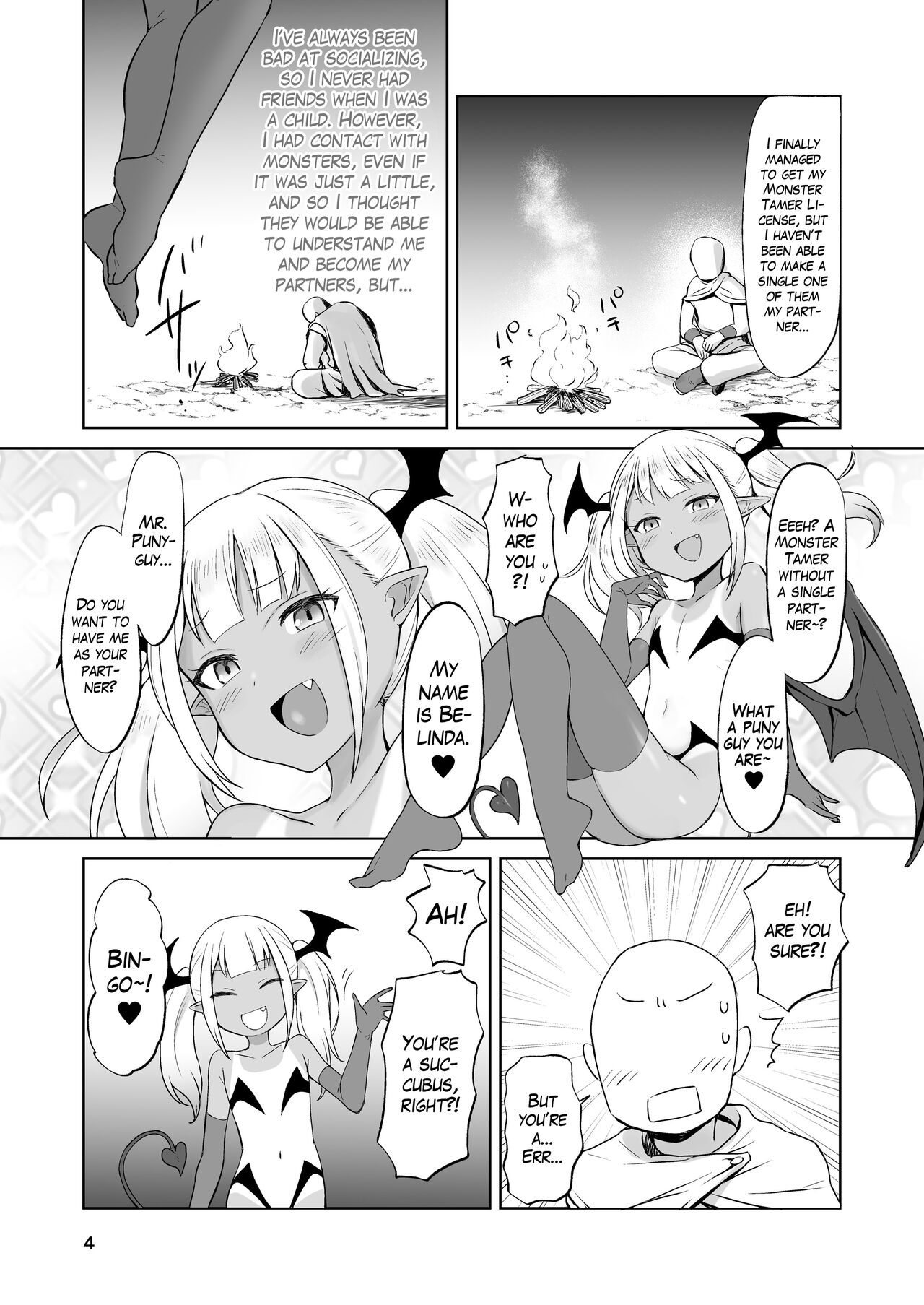 MSGK Succubus ga Nakama ni Shite Hoshisou ni Kochira o Miteiru - The MSGK succubus is looking at you as if she wants to be your mate. page 4 full
