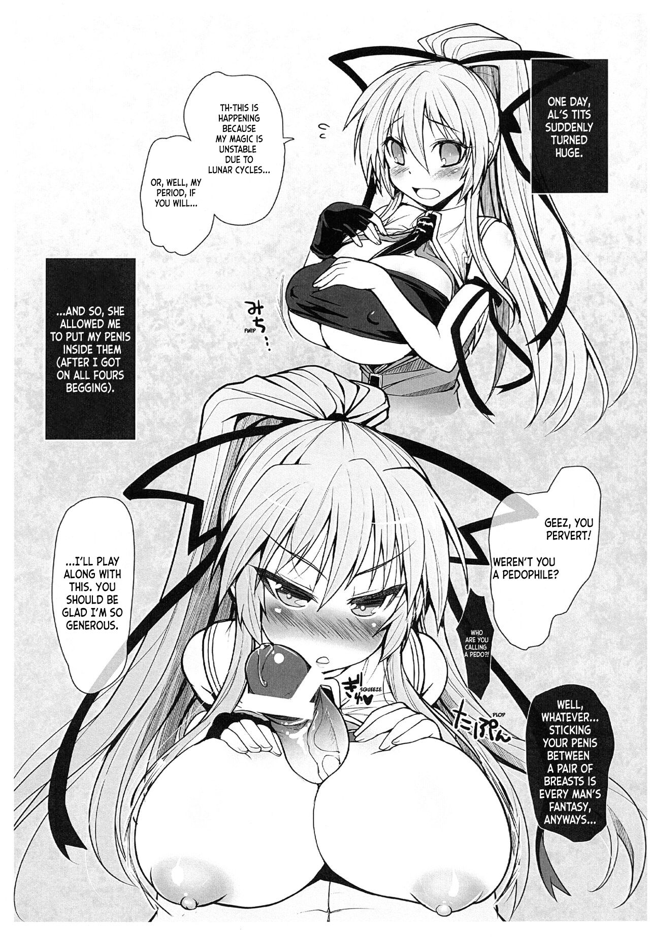 Boutokuteki na Oppai Madousho | Blasphemic Breasts Grimoire page 3 full