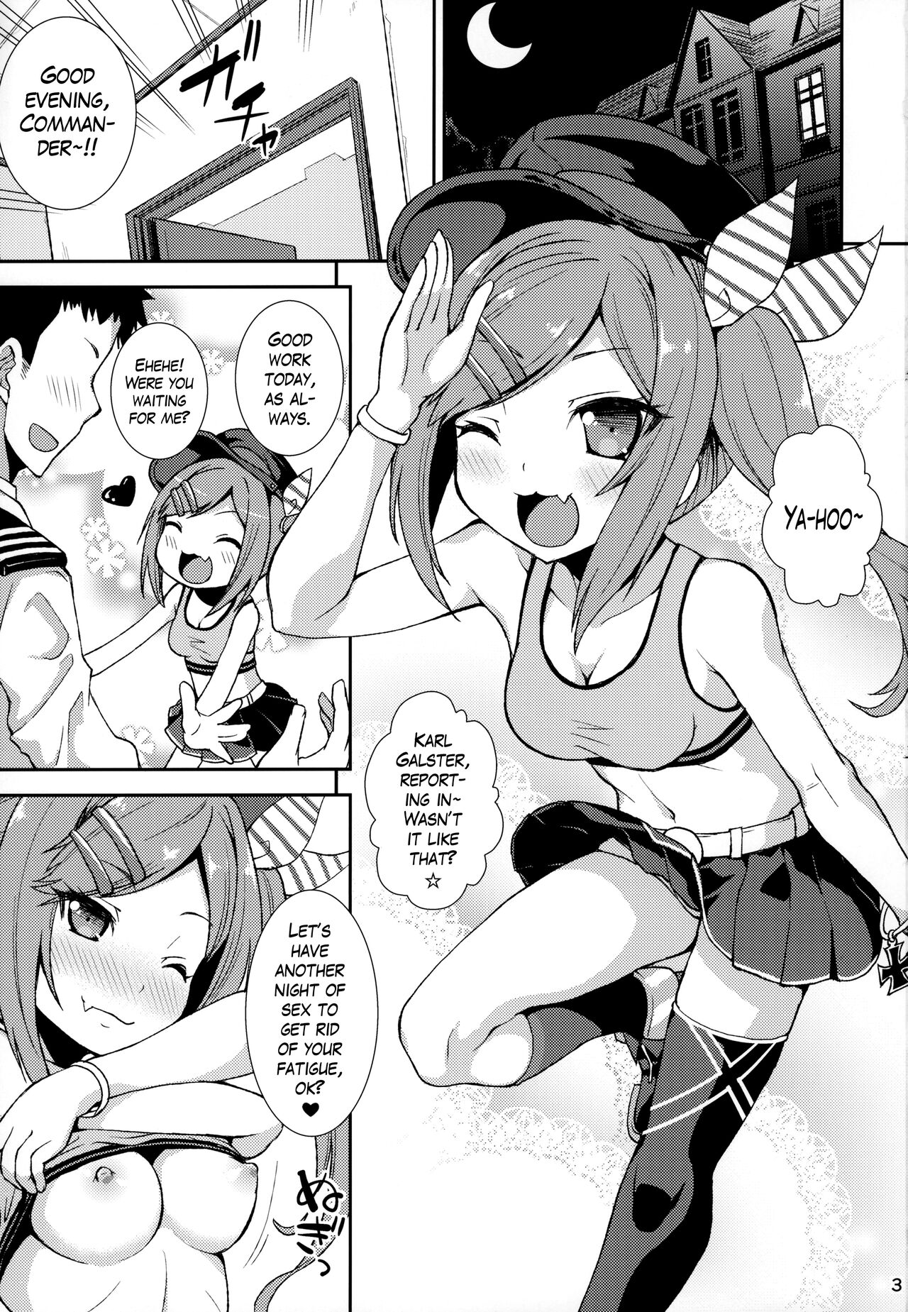 Z20 no Shikikan Asobi. | Z20 having fun with her Commander page 2 full