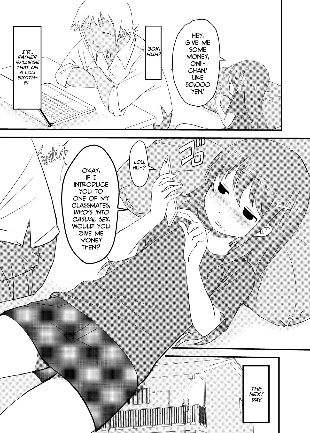 Kinshin Soukan Shitai Imouto ga Yareru Doukyuusei o Onii-chan ni Shoukai Suru Hanashi | How a Little Sister who Wants to Engage in Incest Introduces a Slutty Classmate to her Big Bro! page 3 full