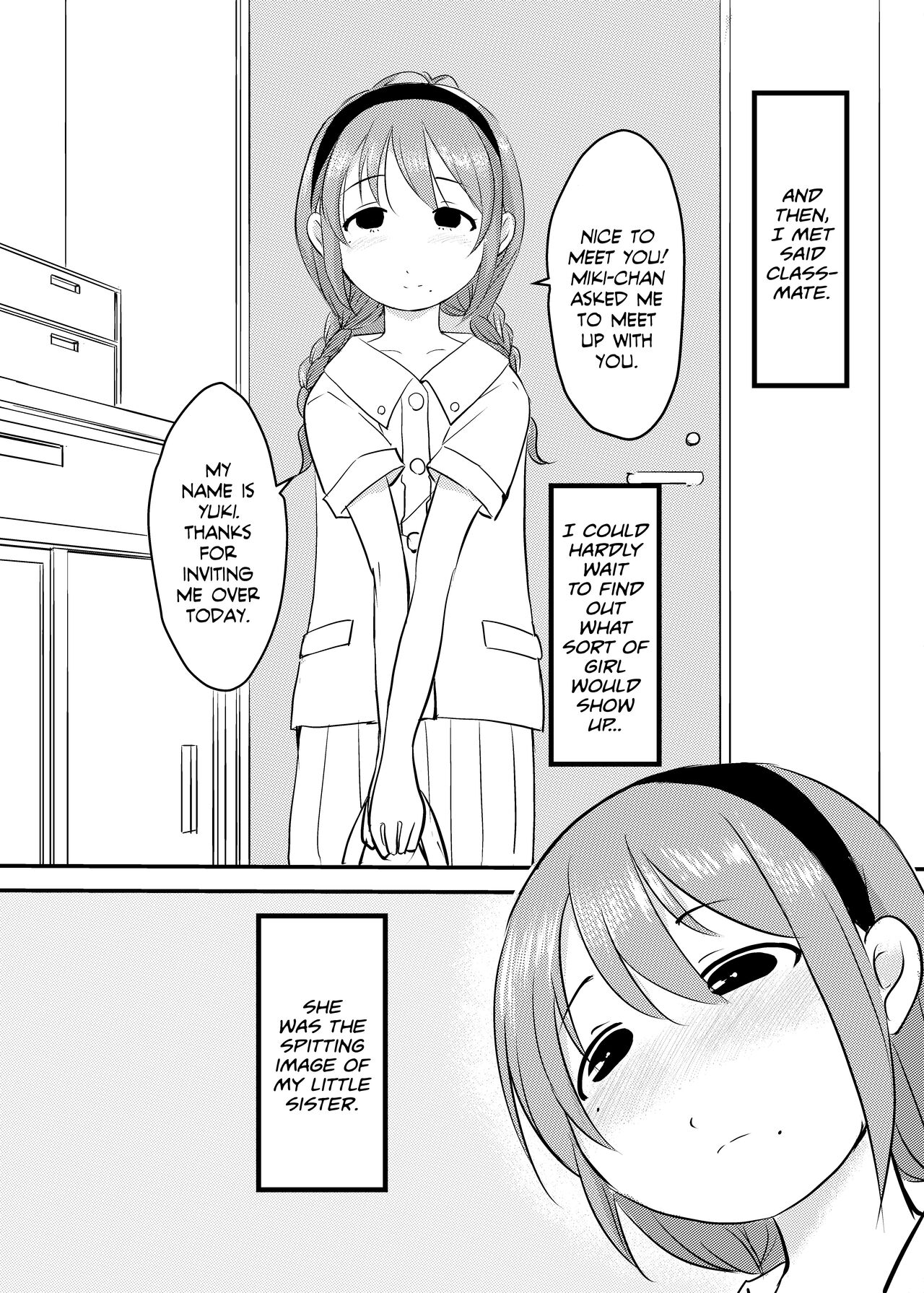 Kinshin Soukan Shitai Imouto ga Yareru Doukyuusei o Onii-chan ni Shoukai Suru Hanashi | How a Little Sister who Wants to Engage in Incest Introduces a Slutty Classmate to her Big Bro! page 4 full