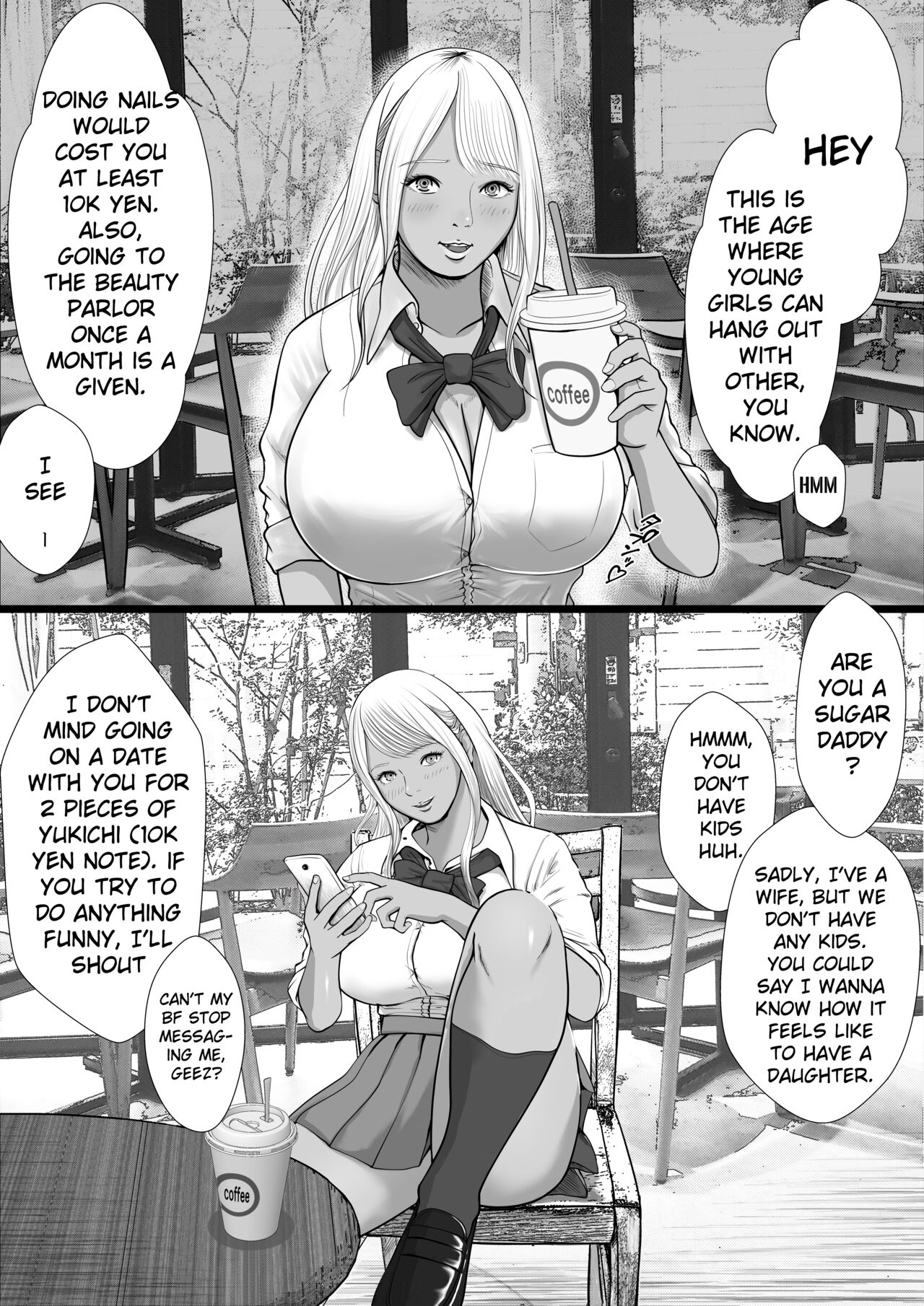 Namaiki na Papakatsu Gal o Nakadashi Suru Houhou Ch. 1 Tachibana Kirara page 3 full