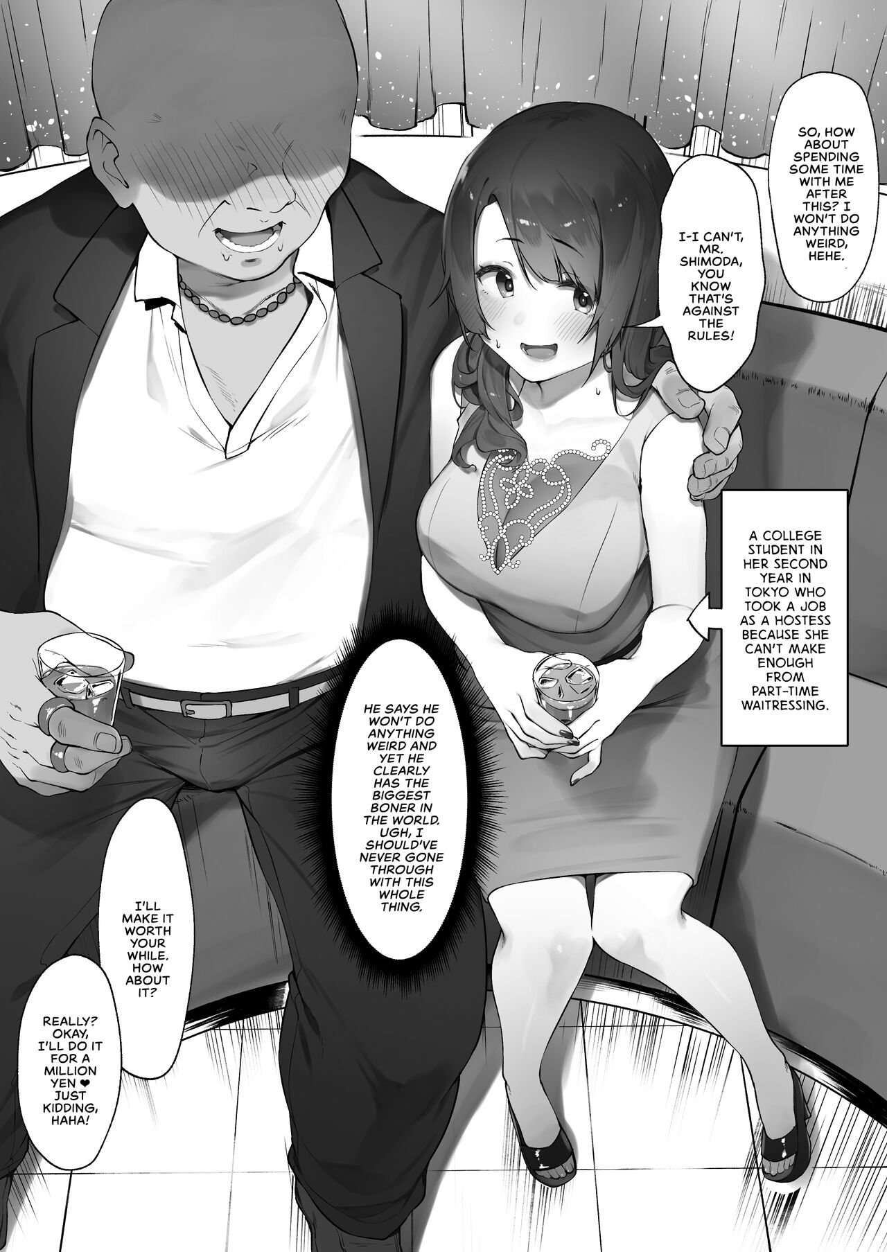 Karui Kimochi de Kyabajou ni Natta Kekka | When You Start Working as a Hostess Without Setting Boundaries page 1 full