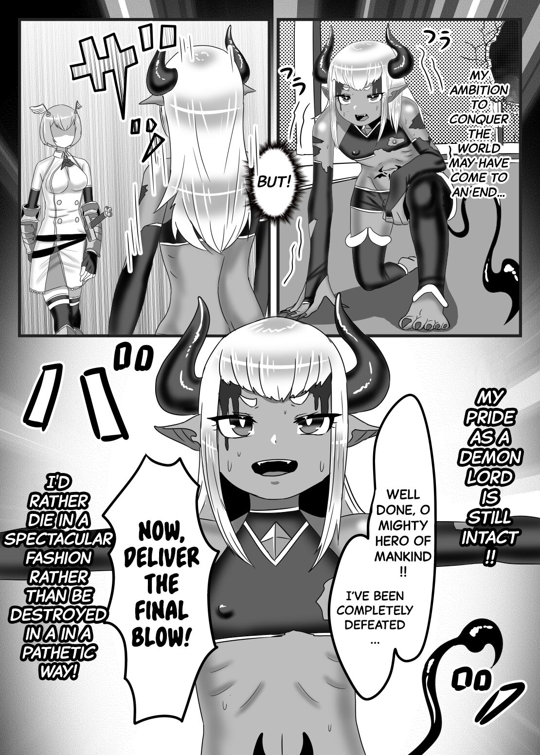 Futanari Yuusha no Maou Rouraku | The Futanari Hero's Allurement of The Demon Lord page 7 full