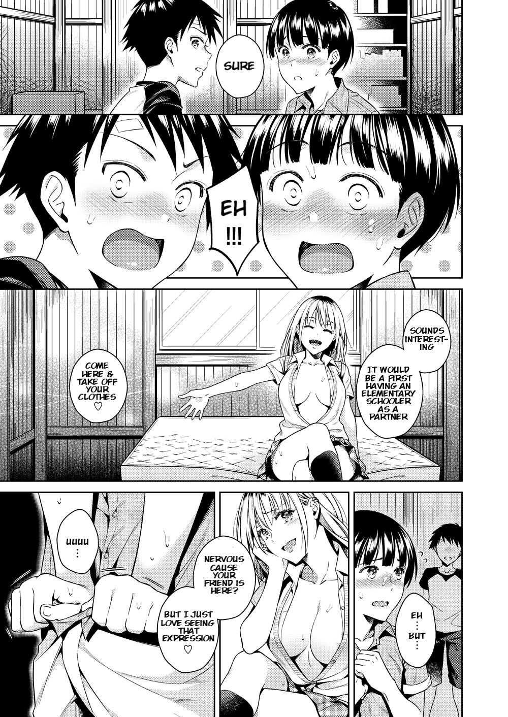 Bokura no Himitsu Kichi - One girl and two boys in their secret base page 10 full