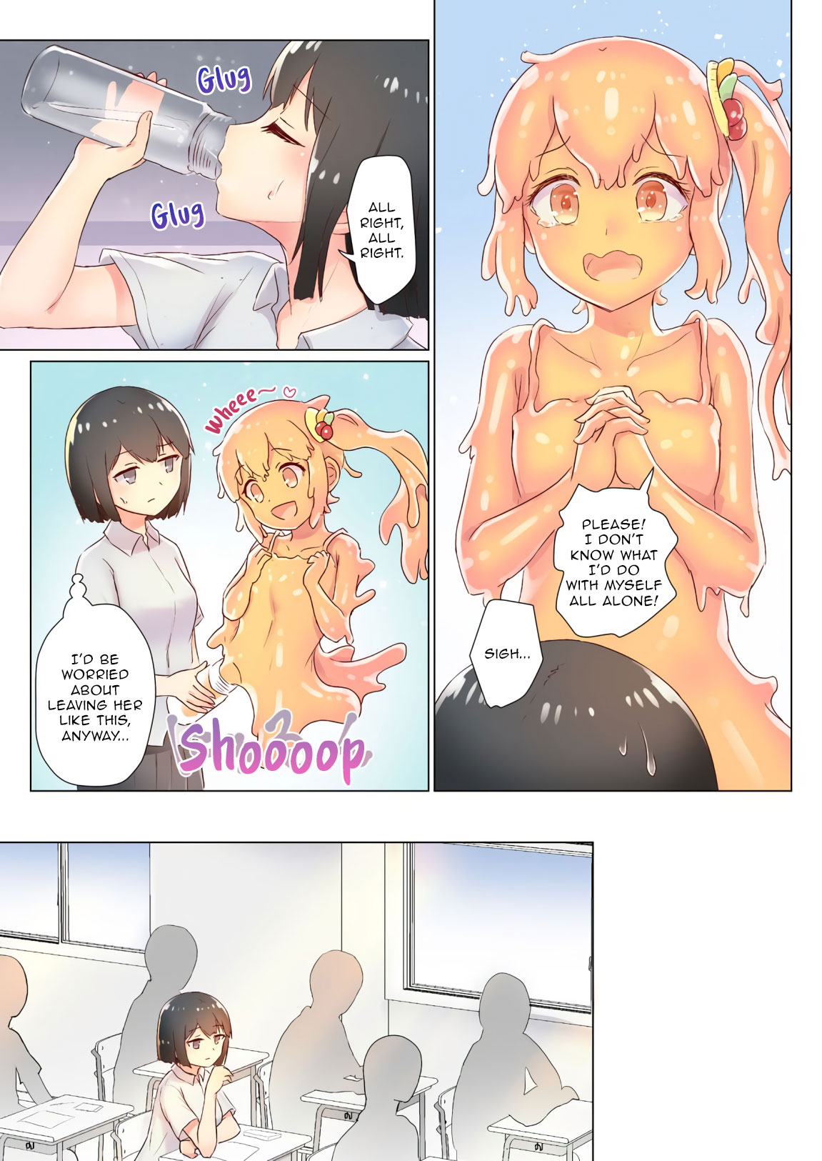 Senpai, Watashi o Tabete kudasai ~Jelly-ka Shoujo to Toromitsu Ecchi~  | Eat me, Senpai! ~The Gelatin Girl and the Thick, Lewd Nectar~ page 3 full