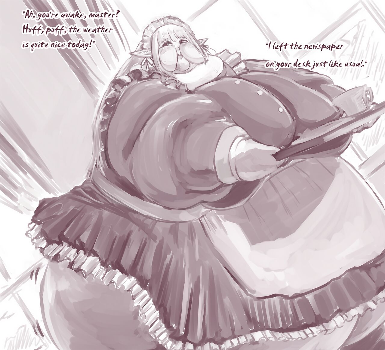 A Regular Weekday for a Cute, Super-Obese Elf page 10 full