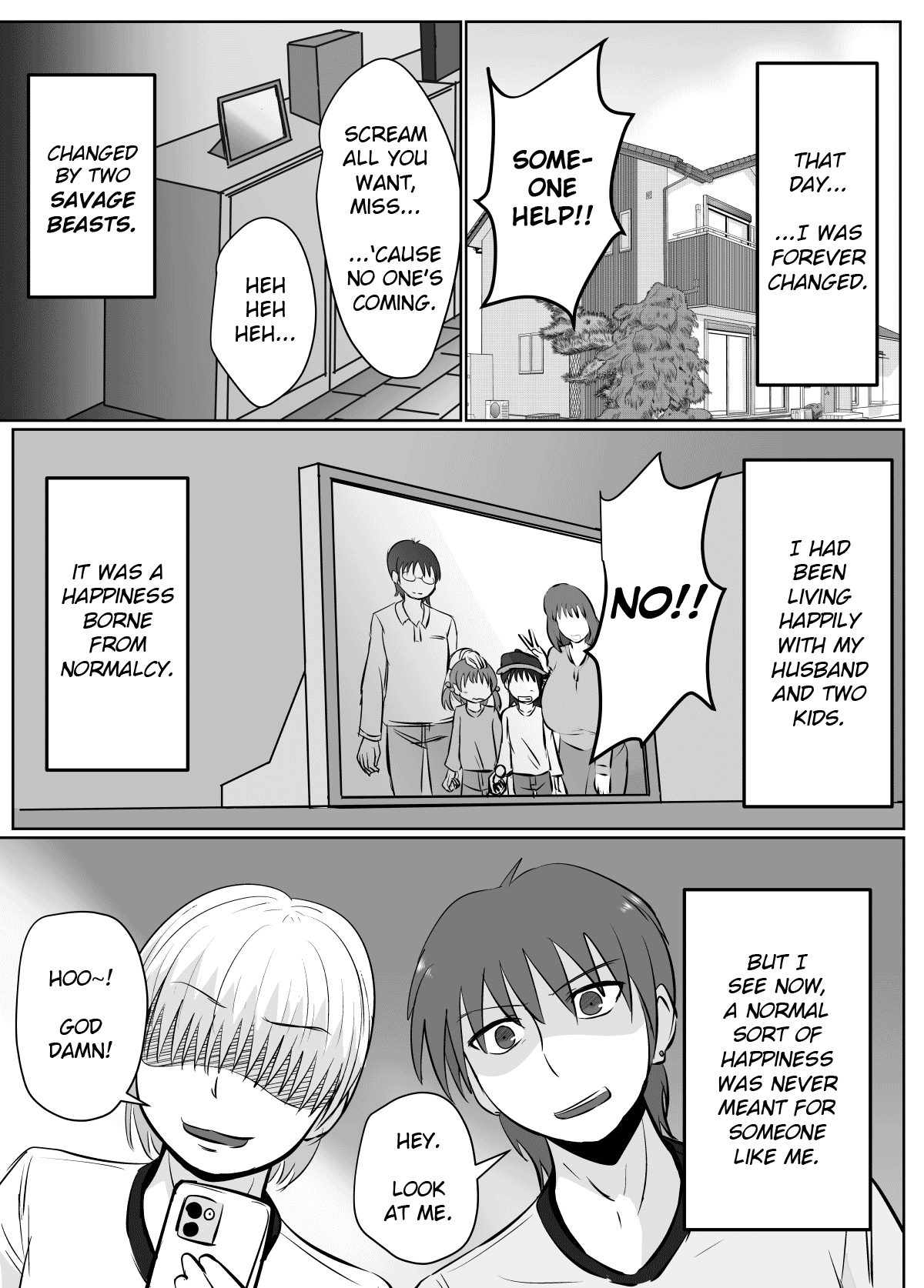 Anohi, Hitozuma no  Chounyuu wa   Seigu  to Natta. | That Day, A Housewife's Massive Tits Became A Sex Toy page 2 full