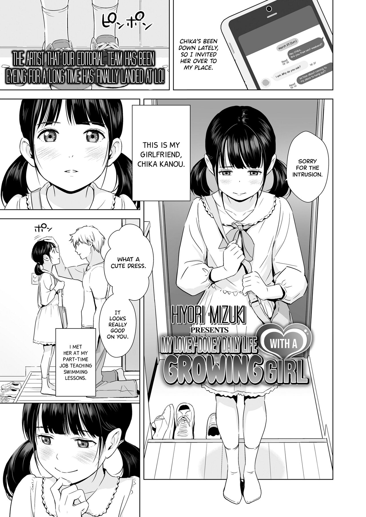 Senobi Shoujo to Icha Love Seikatsu ~Kanou Chika~ | My Lovey Dovey Daily Life with a Growing Girl ~Chika Kanou~ page 1 full