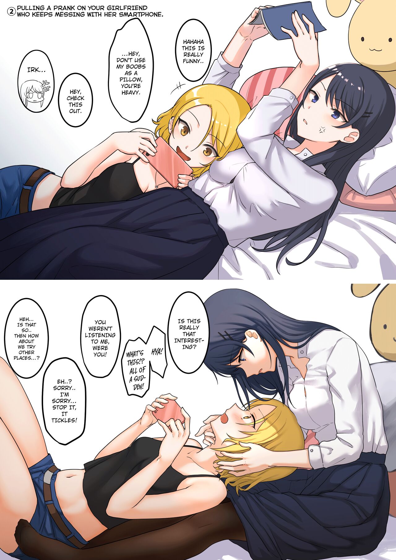 1RT de Nakawarui Nonke Joshi-tachi ga 1-byou Kiss suru Series - Otameshi Dousei shiteminai? page 4 full