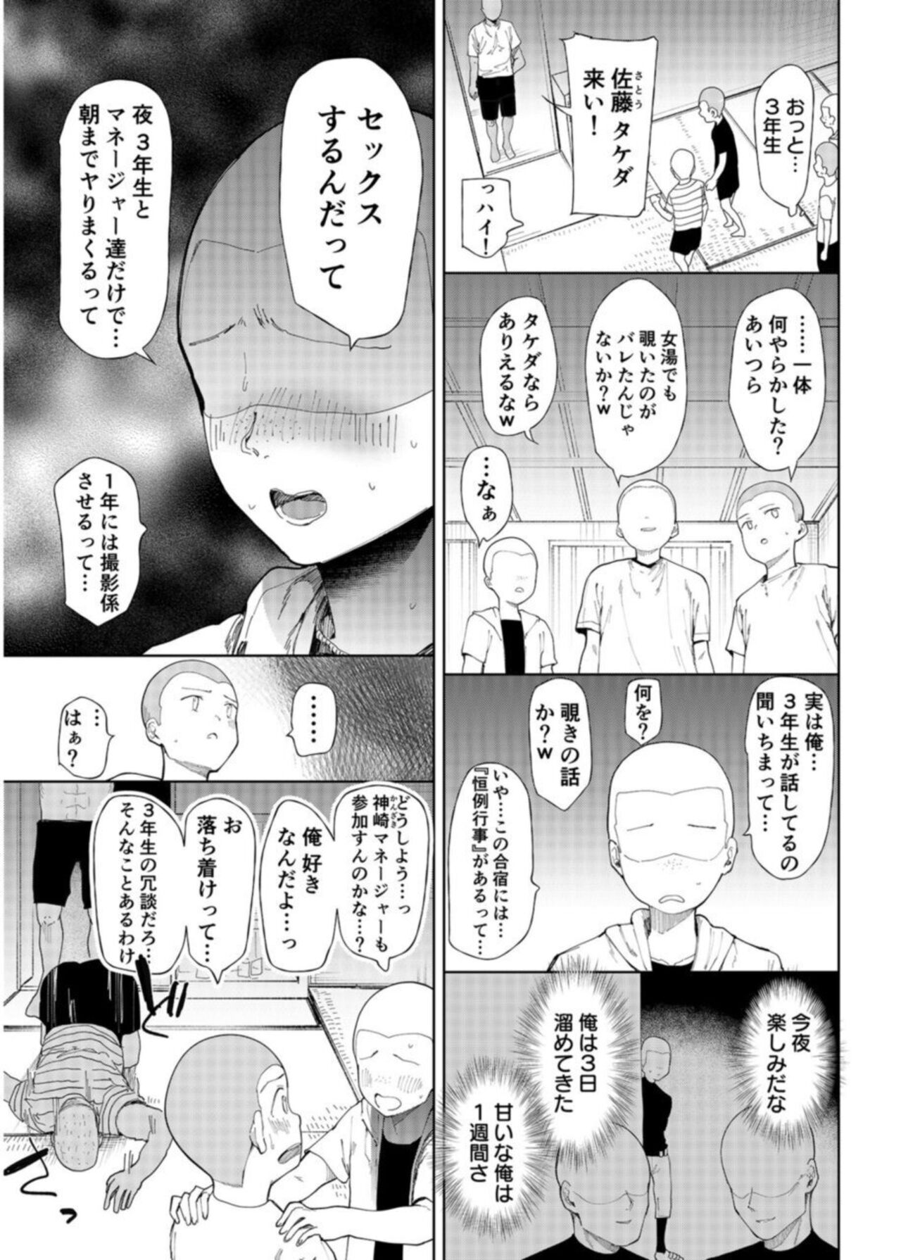 Gakuen nodamabu ~ manatsu no gasshuku-chu ni tanetsuke sa reru joshi maneja-tachi ~1 page 7 full