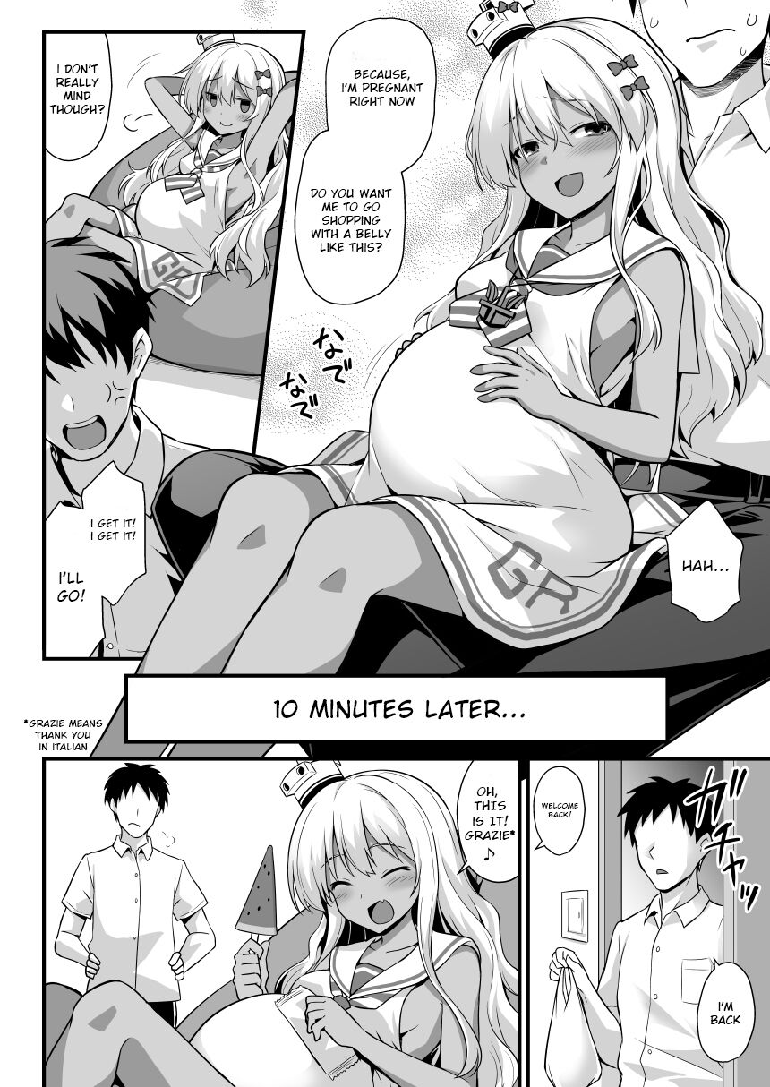 Kanmusu Chakunin Grecale-chan to Tanoshii Botebara H page 4 full