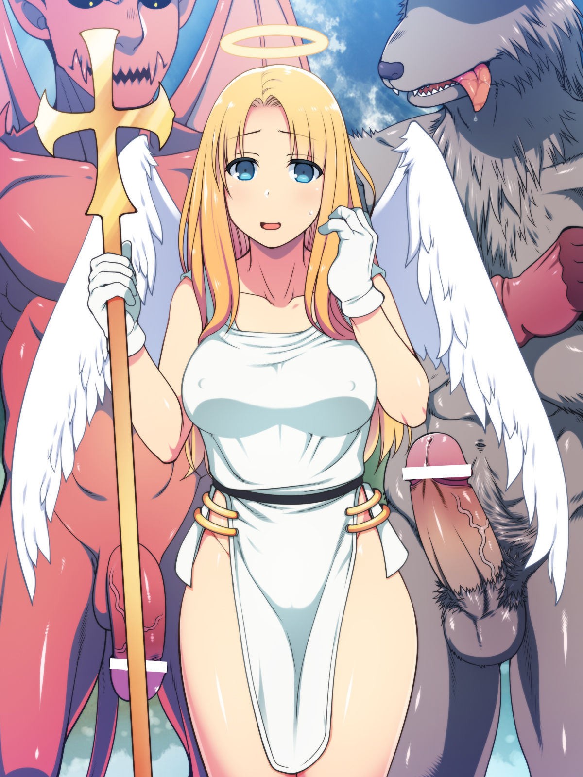 Angel, Yami Zokusei Chinpo de Nakadashi sarete Datenshi ni page 9 full