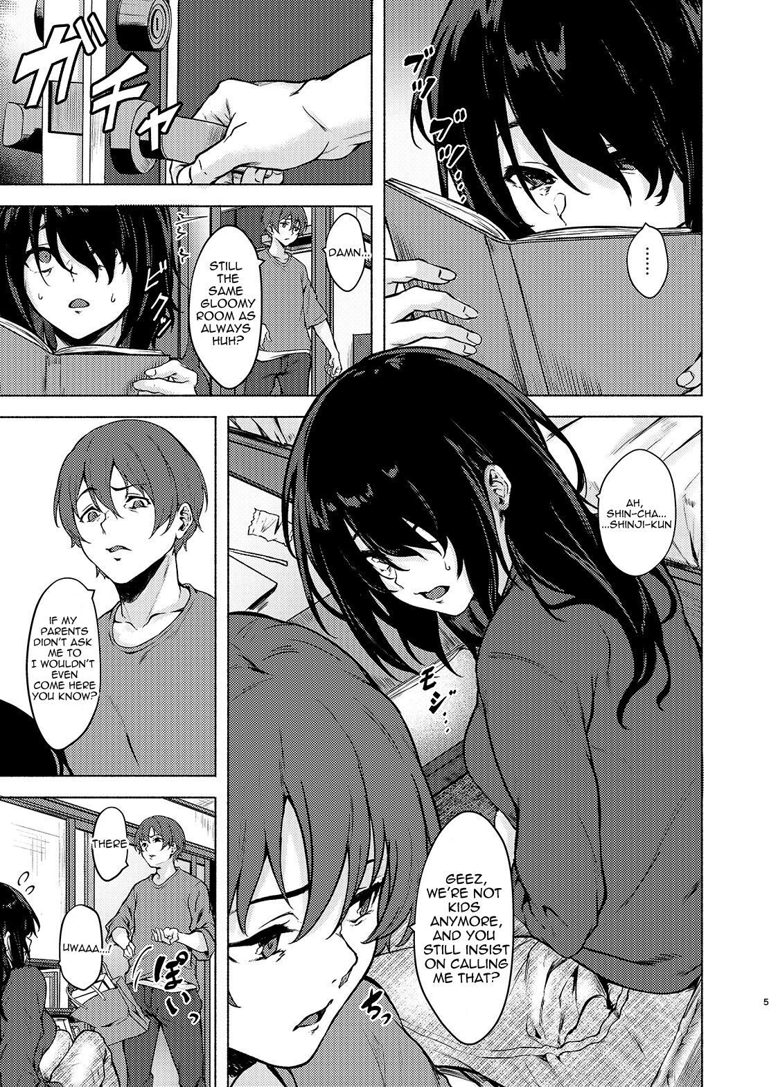 InCha JD Saimin de Chinko no Shihaiken Ubawarechattara, Shin-chan Nannimo Dekinai ne? | Without Control of Your Dick, You Really cannot do anything huh? Shin-chan~ page 5 full