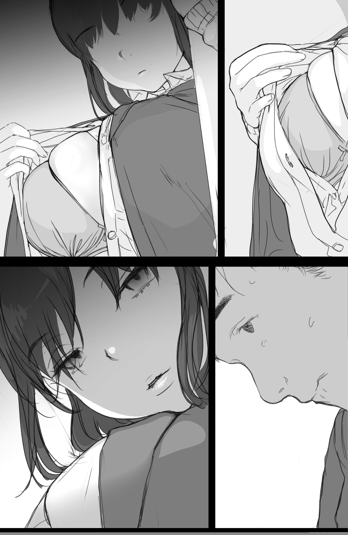 Tsuukin Densha de Oppai o Mise ni Kuru Musume ga Ite Komattemasu page 10 full