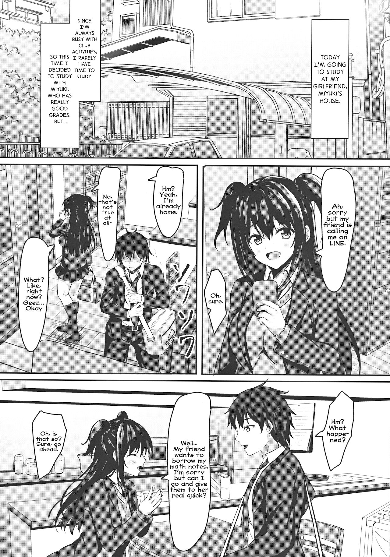 Chuugaku 1-nen no Boku to Koibito no jk no Onee-chan | First year middle schooler me and my girlfriend jk's big sister page 4 full