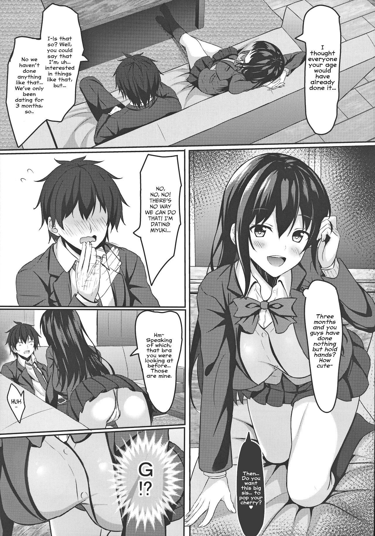 Chuugaku 1-nen no Boku to Koibito no jk no Onee-chan | First year middle schooler me and my girlfriend jk's big sister page 8 full