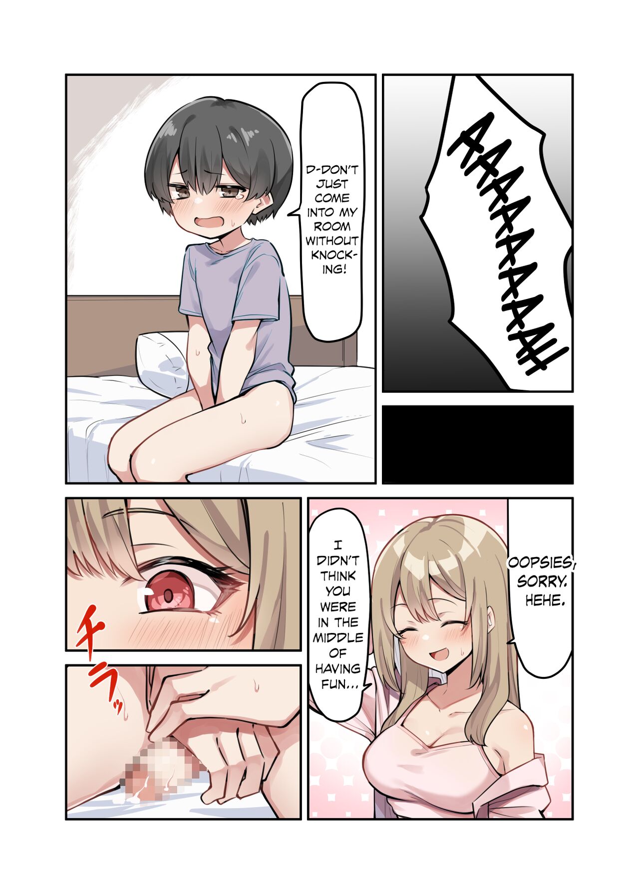 Gal-JK OneShota 3 | Gyaru JK Onee x Shota 3 page 2 full