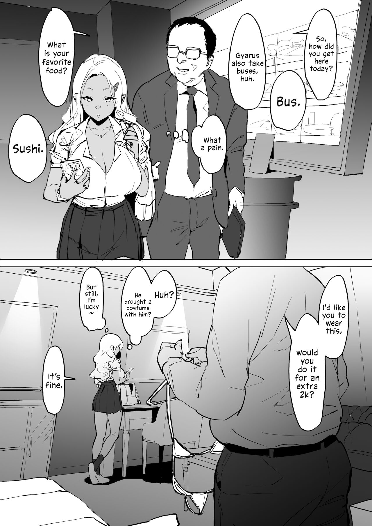 Gyaru B no Papakatsu | Gyaru B's Compensated Dating page 2 full