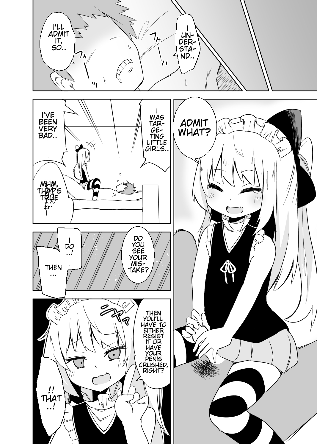 Anna-chan no Oshioki Tekoki Asobi | Anna-chan's Punishment Handjob Game page 10 full