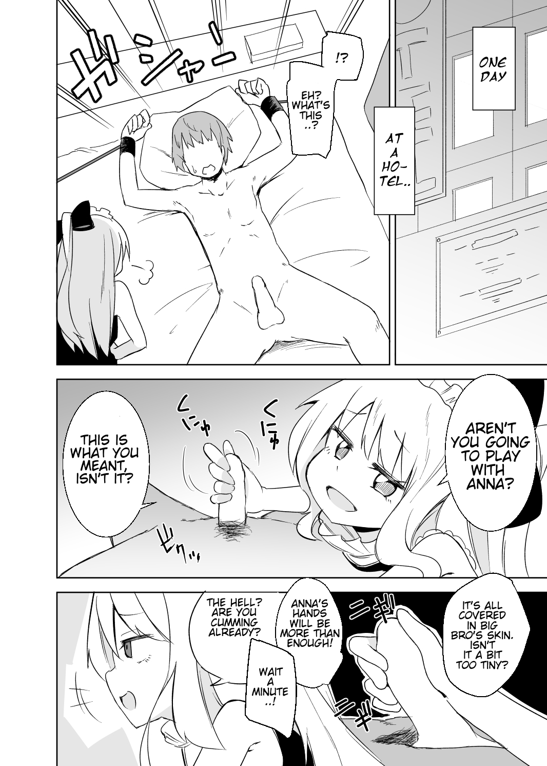 Anna-chan no Oshioki Tekoki Asobi | Anna-chan's Punishment Handjob Game page 4 full