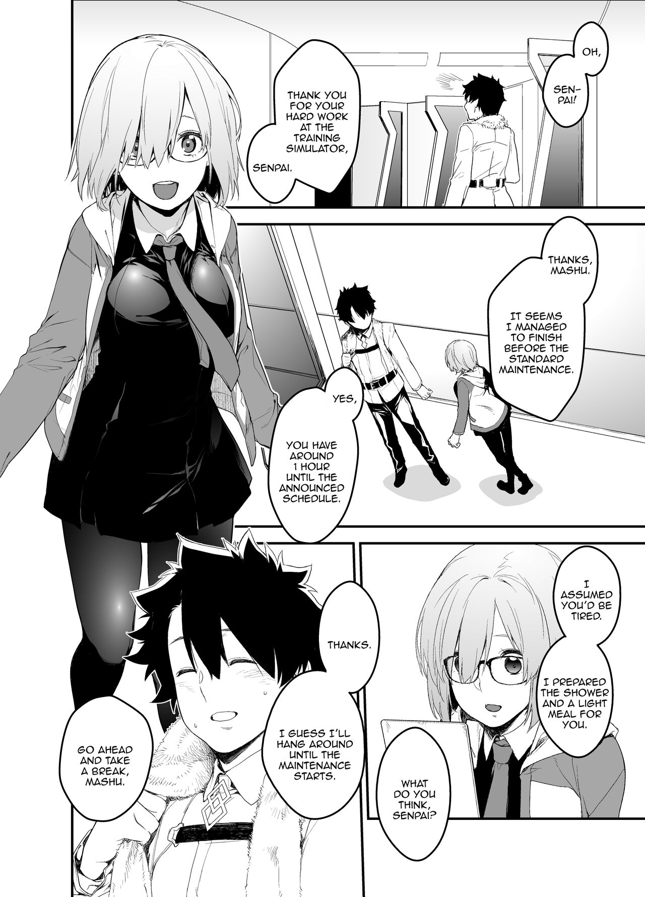 Maintenance de Senpai ga Neteiru Aida ni | While Senpai Is Asleep During Maintenance page 4 full