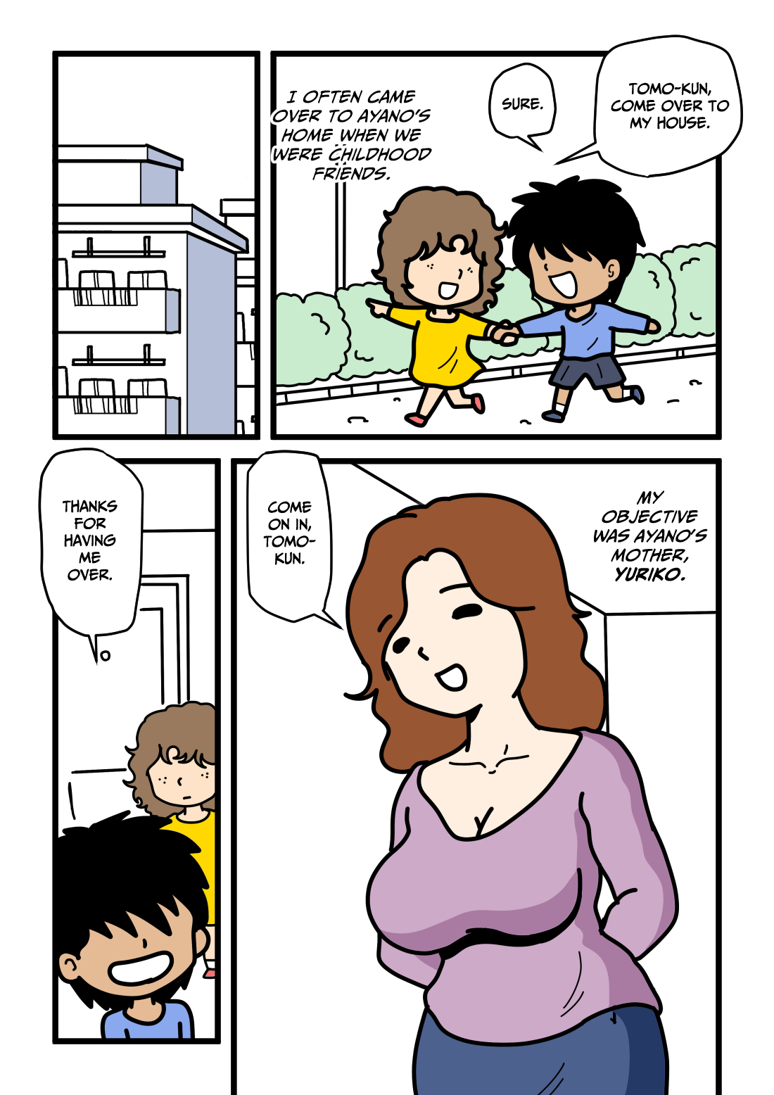 Mob-kao no Koushoku Danchizuma-tachi 2 Akogare no Hitozuma Yuriko-san | Mob-faced Slutty Apartment Wives 2 Yuriko, the Married Woman of My Dreams page 3 full