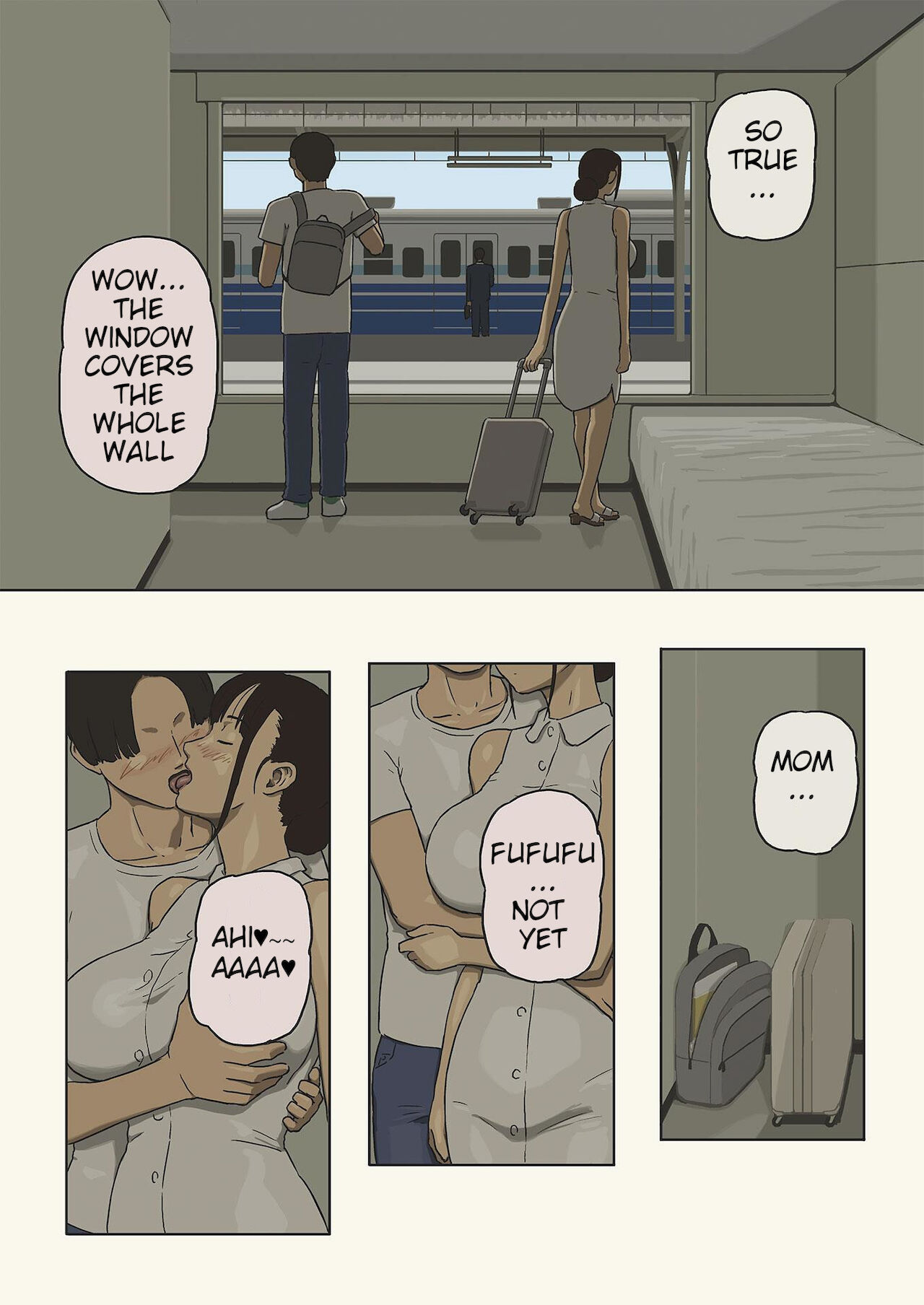 Share 4 Oyako no Shasou kara Ai to Sex o Motomete | Share 4 - A Parent and Child in the Window of a Train Car Seeking Love and Sex page 6 full