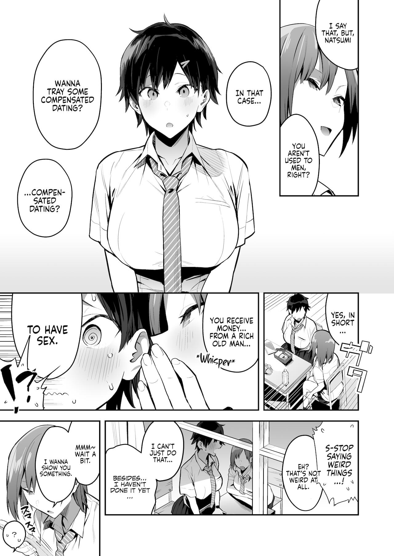 Kenkou Yuuryou Boyish Shoujo Papakatsu o suru. | Healthy Boyish Girl Does Compensated Dating. page 5 full