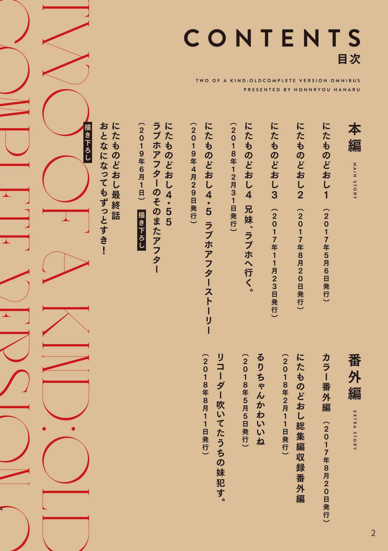 Kyuu Nitamonodoshi Kanzenban Soushuuhen page 2 full