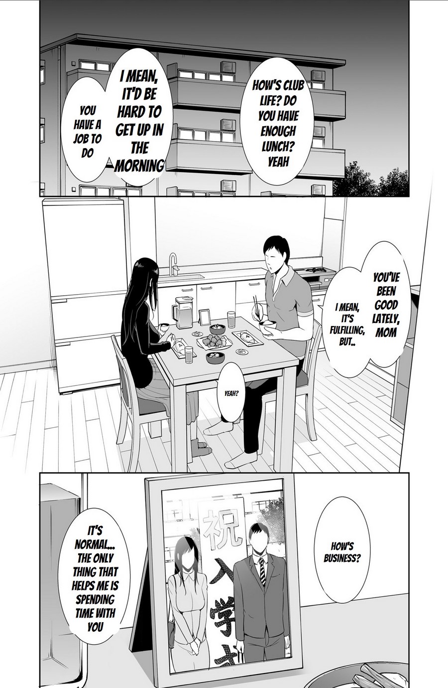 Haha wa Yoru ni Saku Single Mother no Haishin Kiroku page 3 full