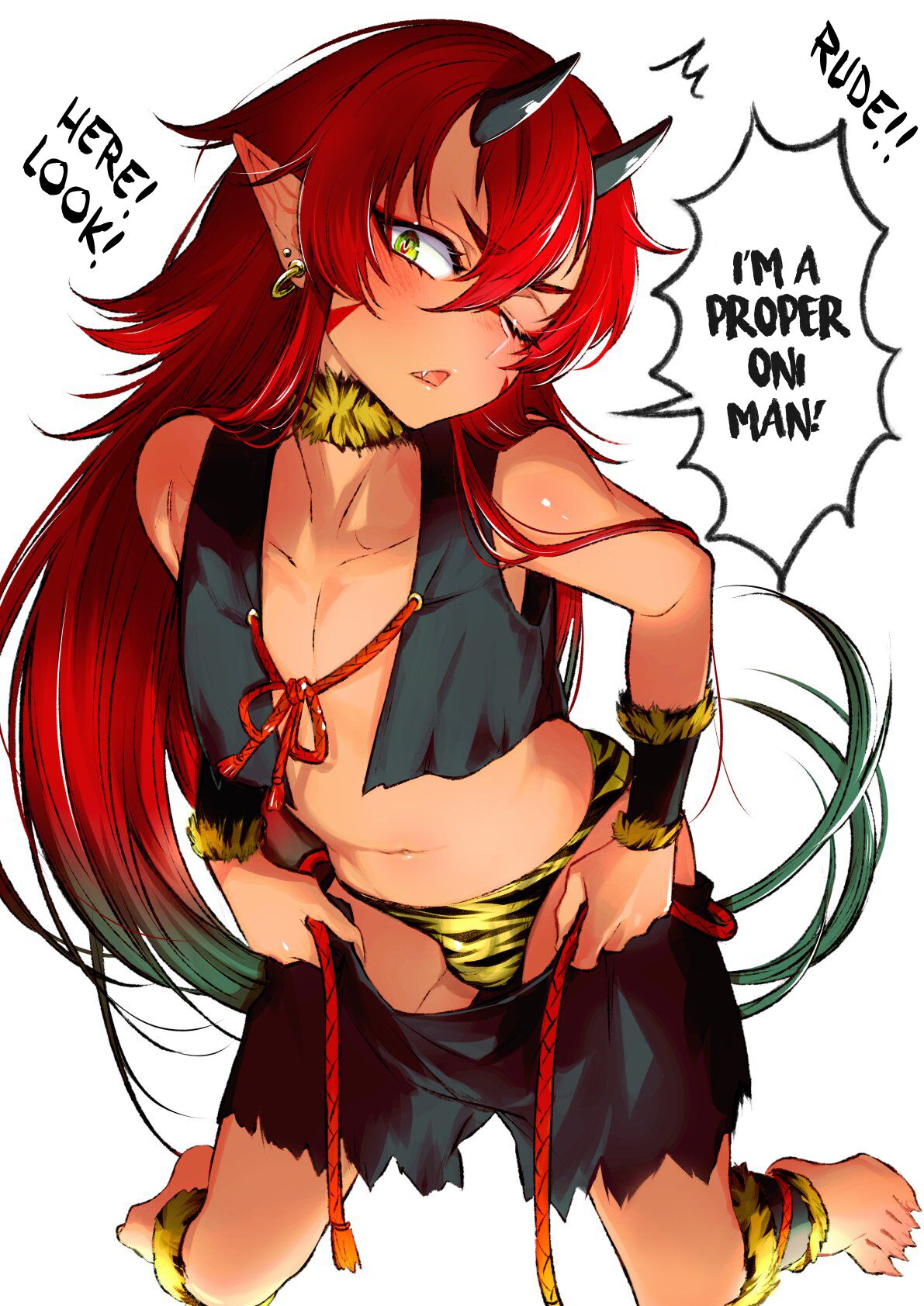 Aoi Oni-kun To Akai Oni-kun | Blue Oni-kun and Red Oni-kun page 1 full