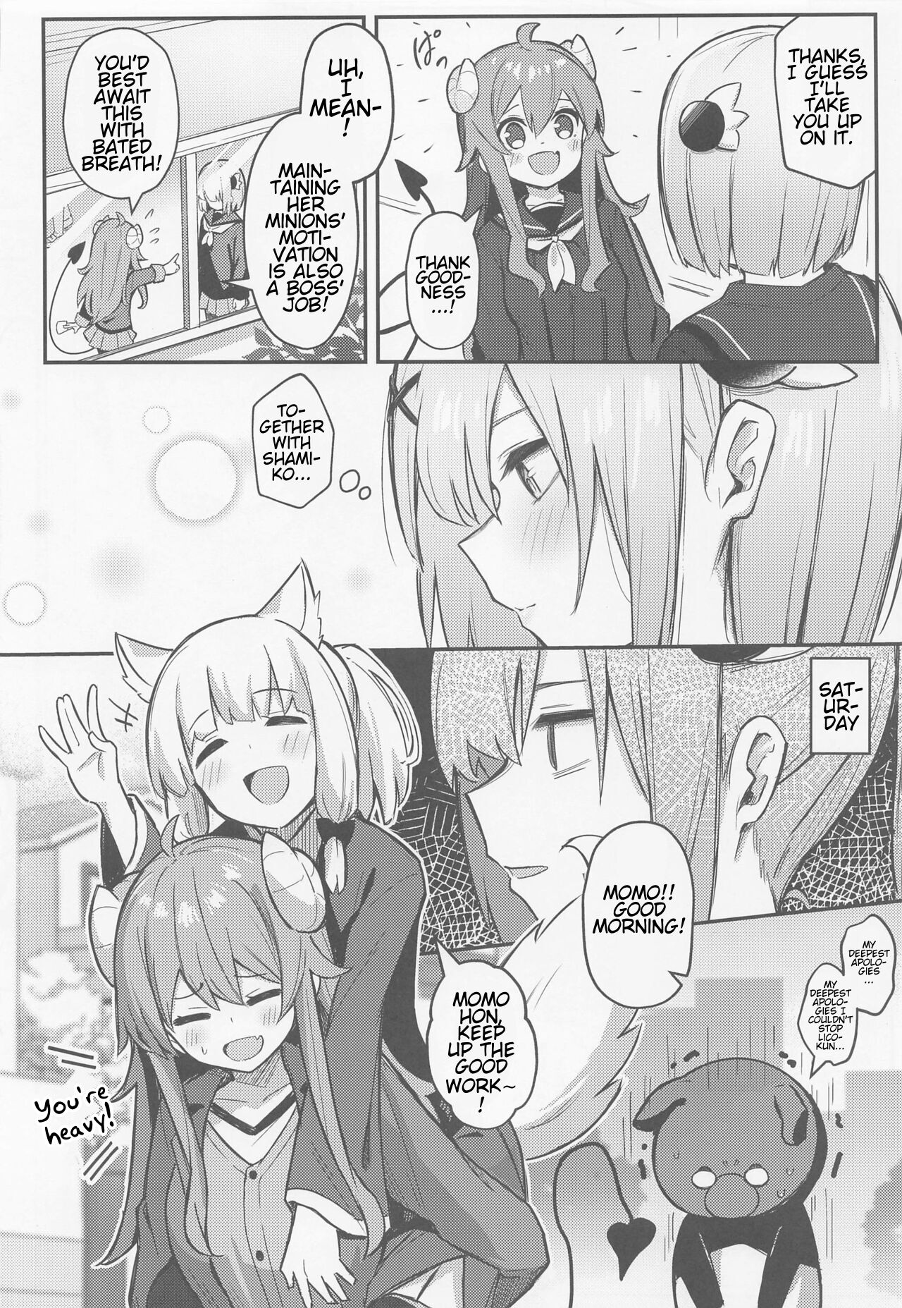 Momo-chan Yamiochi Shita!? page 5 full