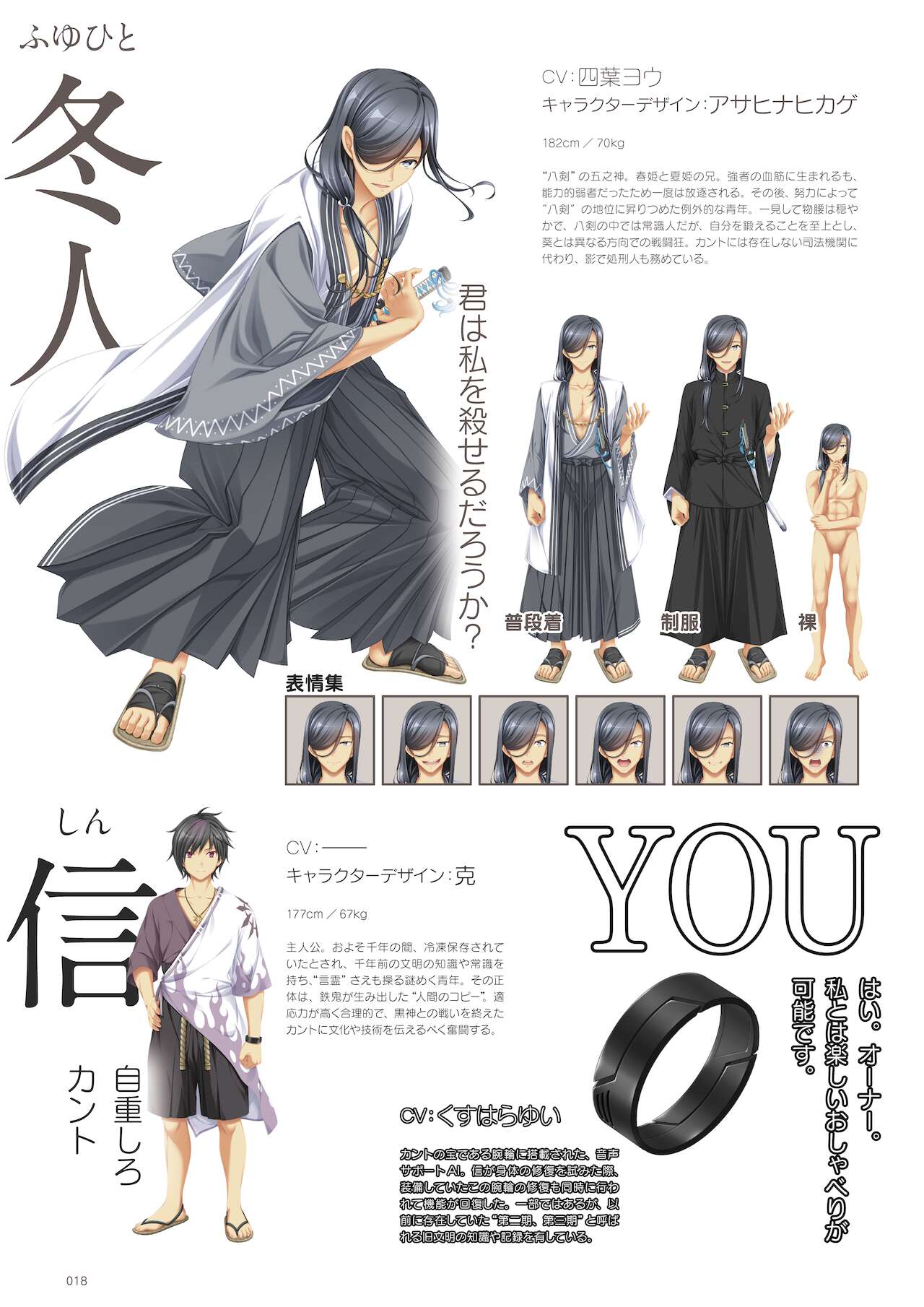 Kunado Kokuki Visual Fan Book page 10 full