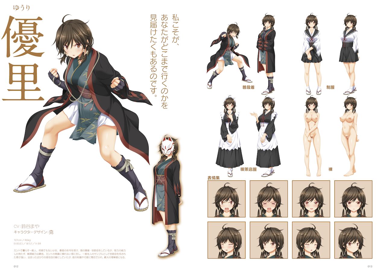 Kunado Kokuki Visual Fan Book page 7 full