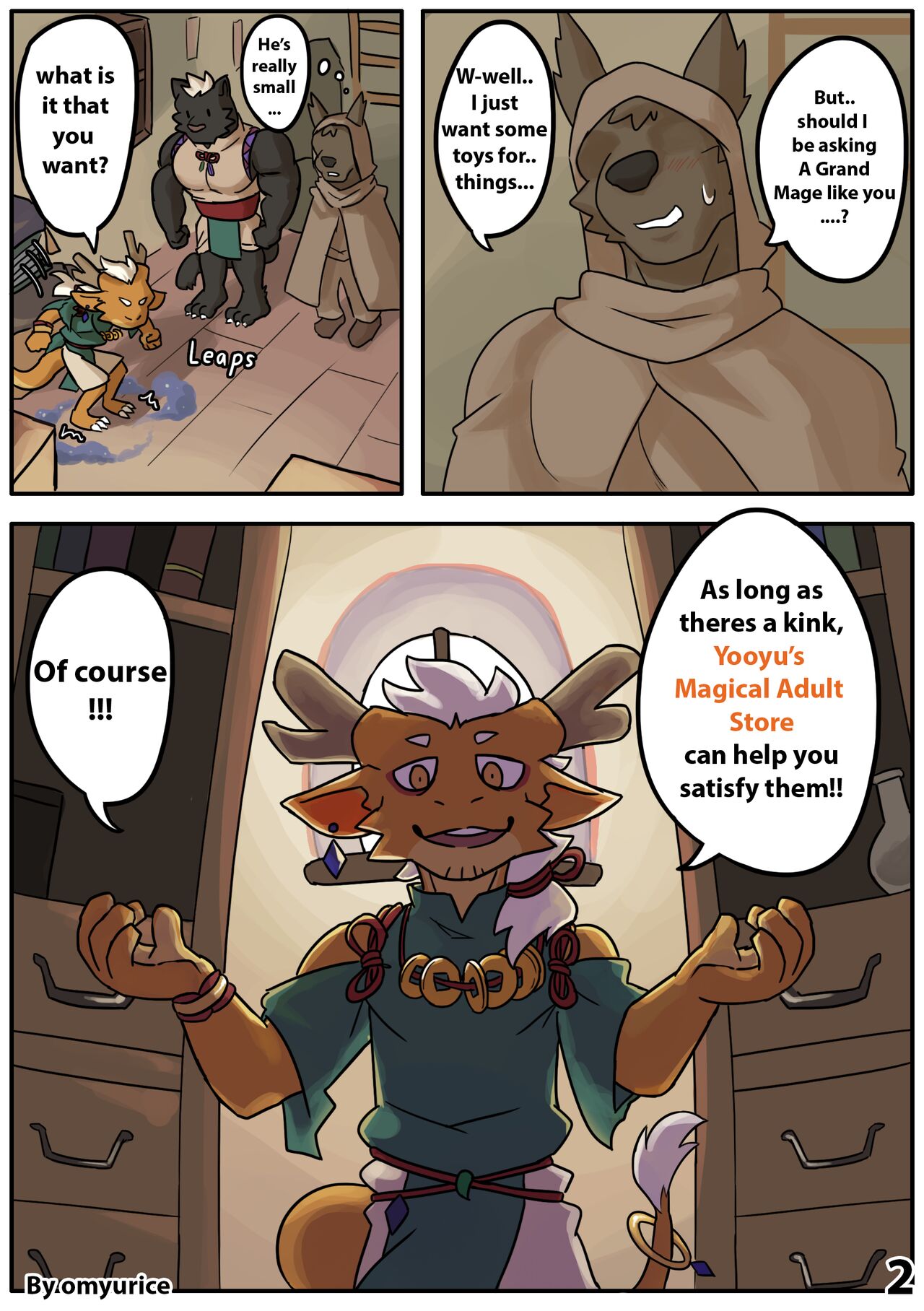 Yooyu's Magical Adult Store Chapter 1 page 2 full