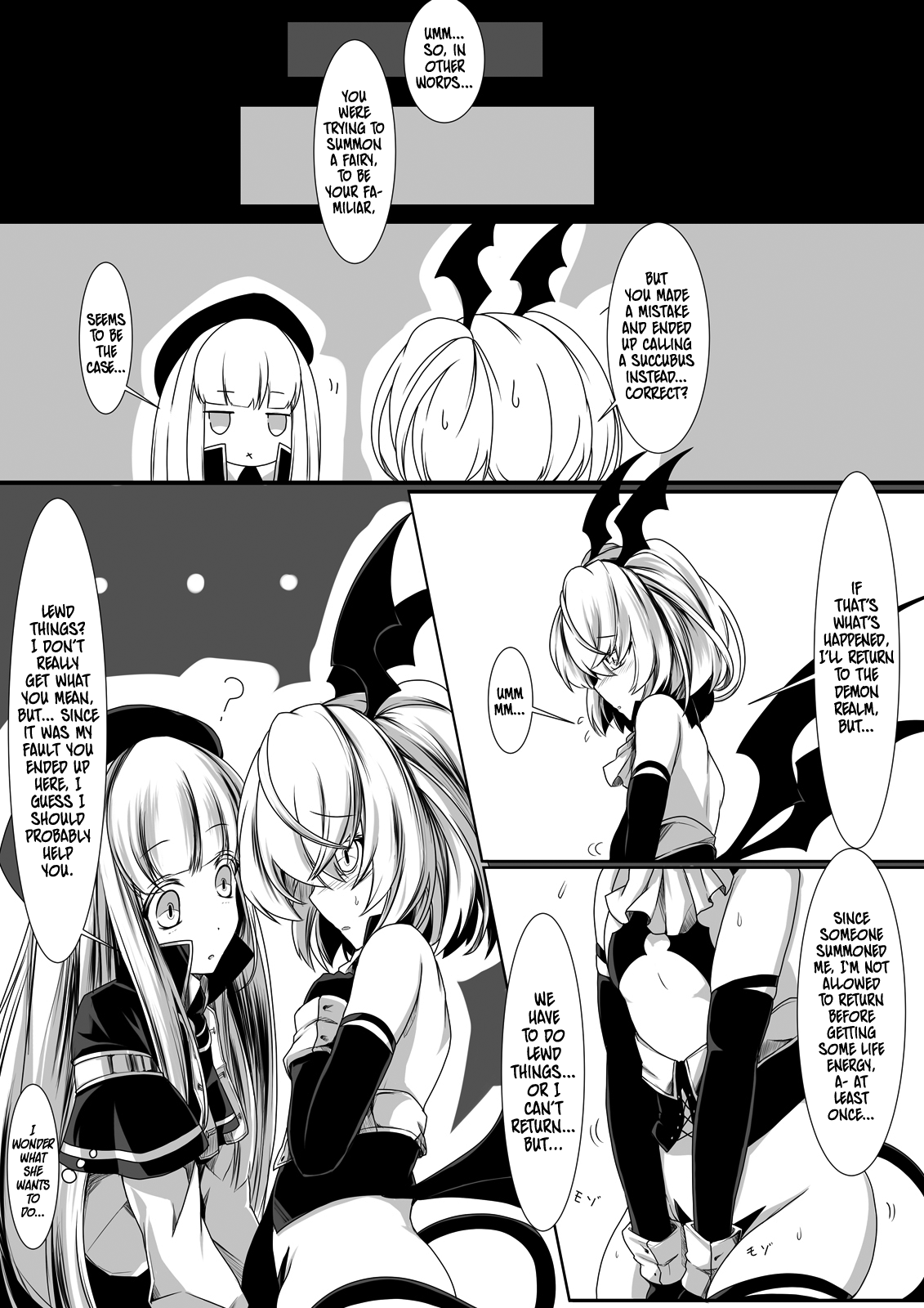 Yuri Succubus no Oshigoto | Mage-chan and the Yuri Succubus <3 page 4 full