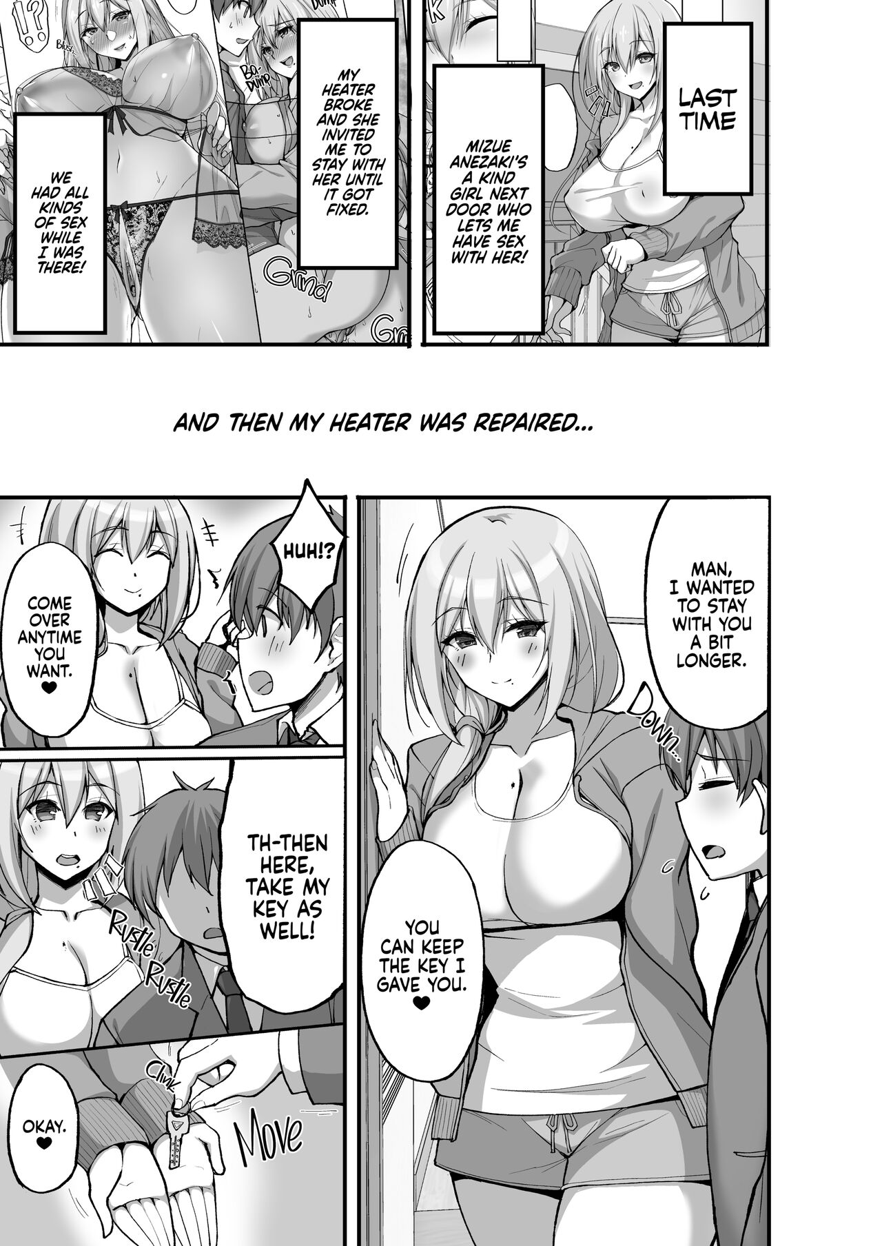 Ecchi na Onee-san wa, Suki desu ka? 3 ~Tonari no Onee-san to Ikkagetsukan, Shasei Kanri to Sakusei Seikatsu Hen~ page 2 full