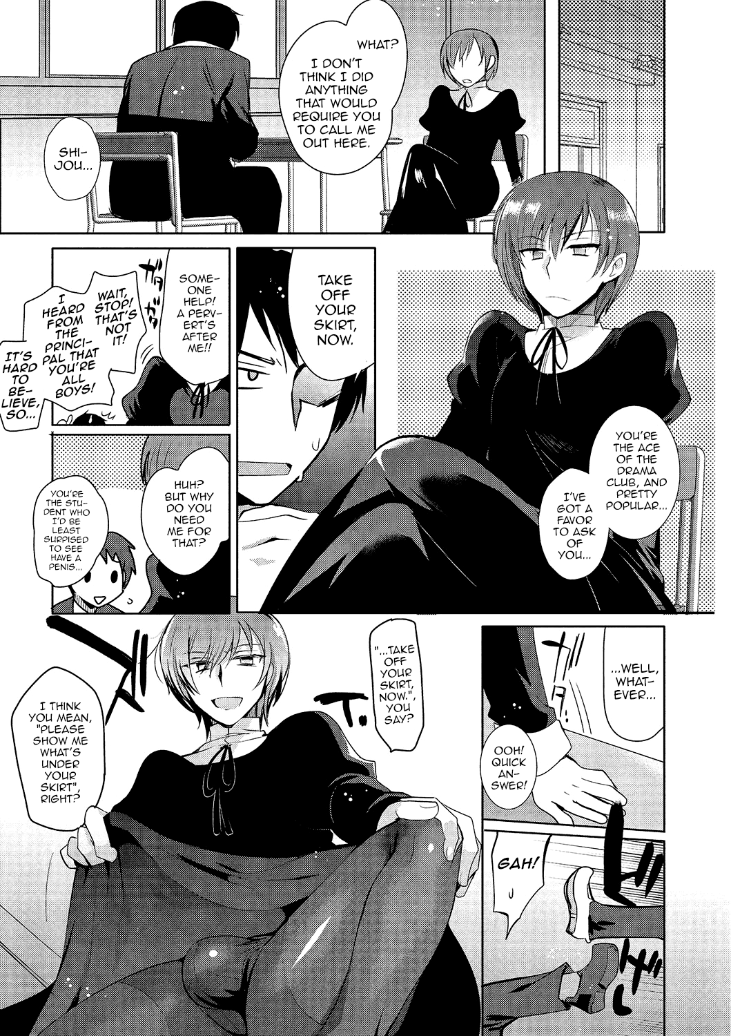 Shiritsu Otokonoko Gakuen 1-3 | Private Ladyboy Academy Chapter 1-3 page 5 full