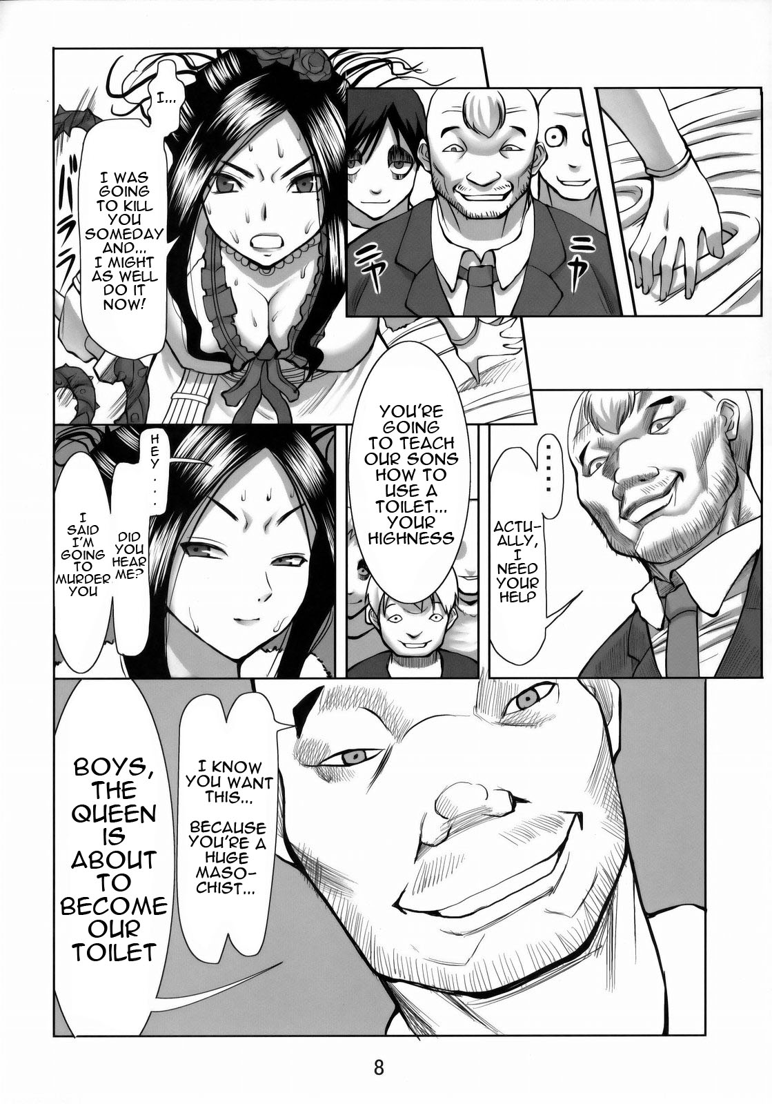 Debora S Kara M e no Izanai ~Mezame no Renketsu Seieki Nikubenki Hen~ | Debora Being Tempted From Sadist To Masochist page 6 full