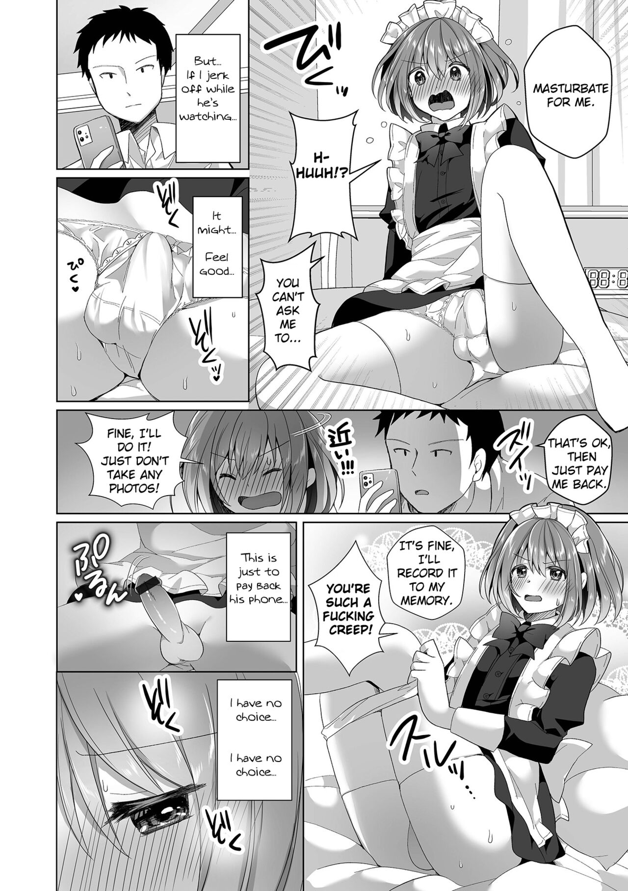 SmaPho Bakibaki Wabi Maid | Dressed as a Maid for Breaking His Phone page 6 full