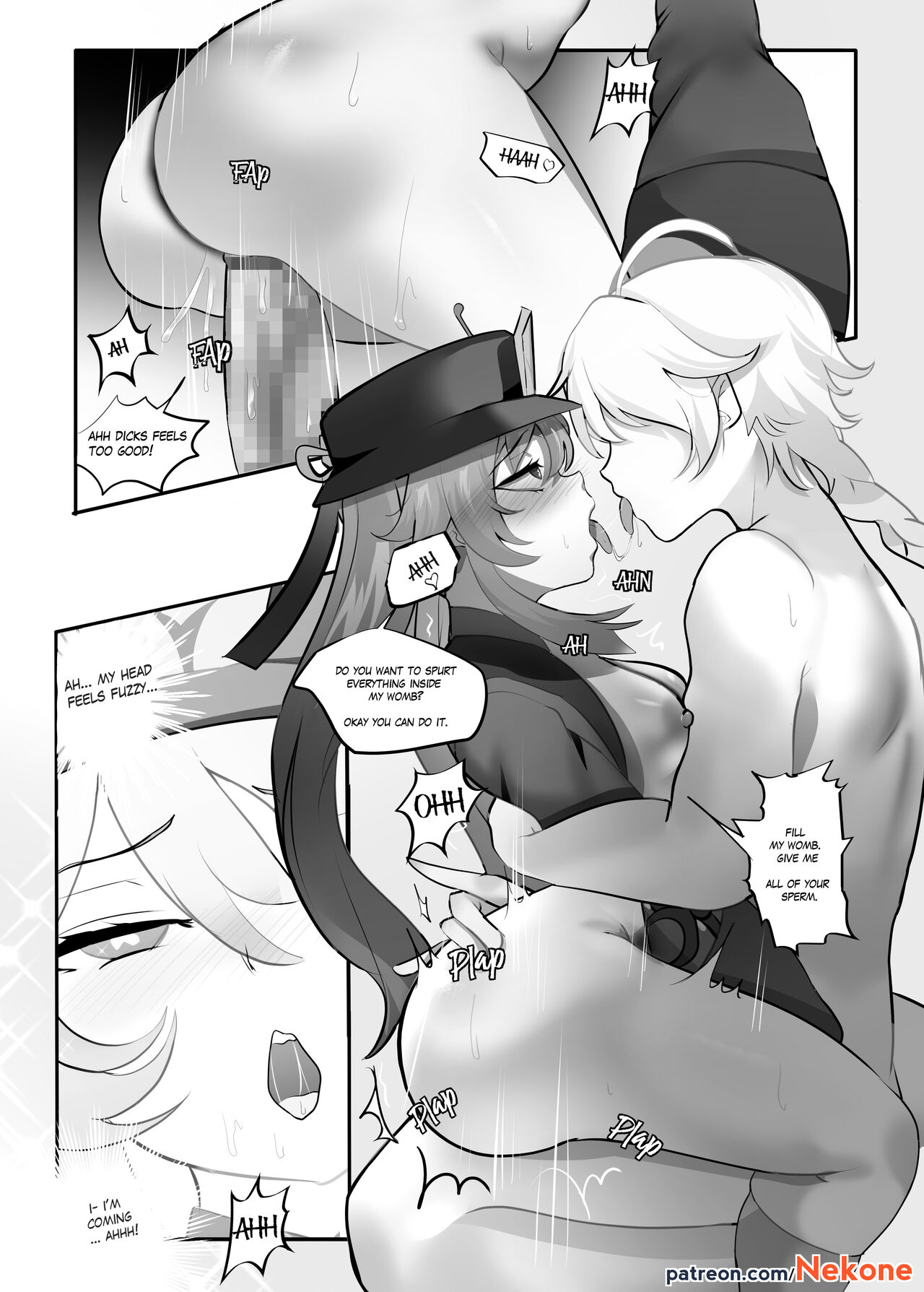 Hu Tao's Day Off page 3 full