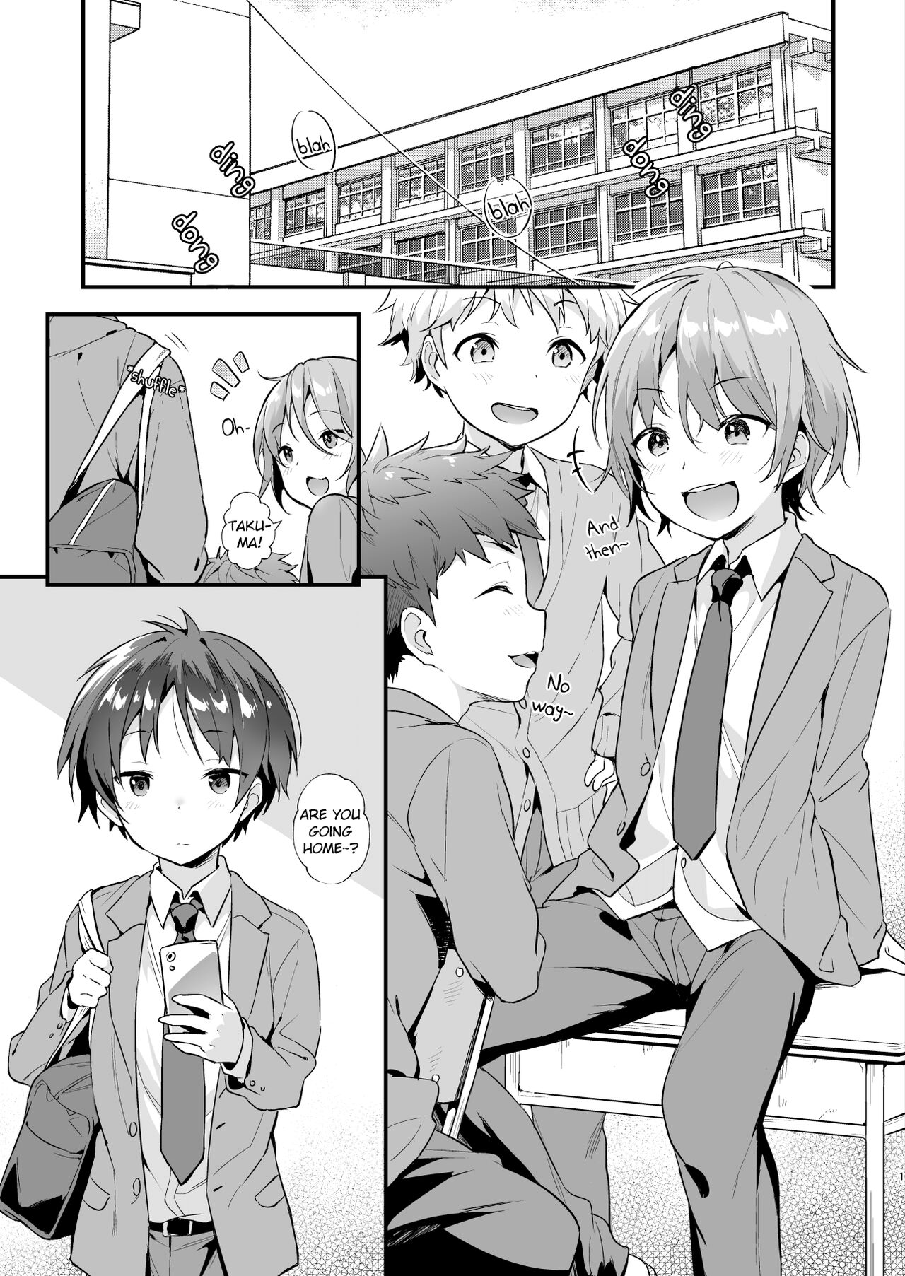 Namahenji o Shitara Jare Tsuite Kuru Osananajimi no Ohanashi page 1 full