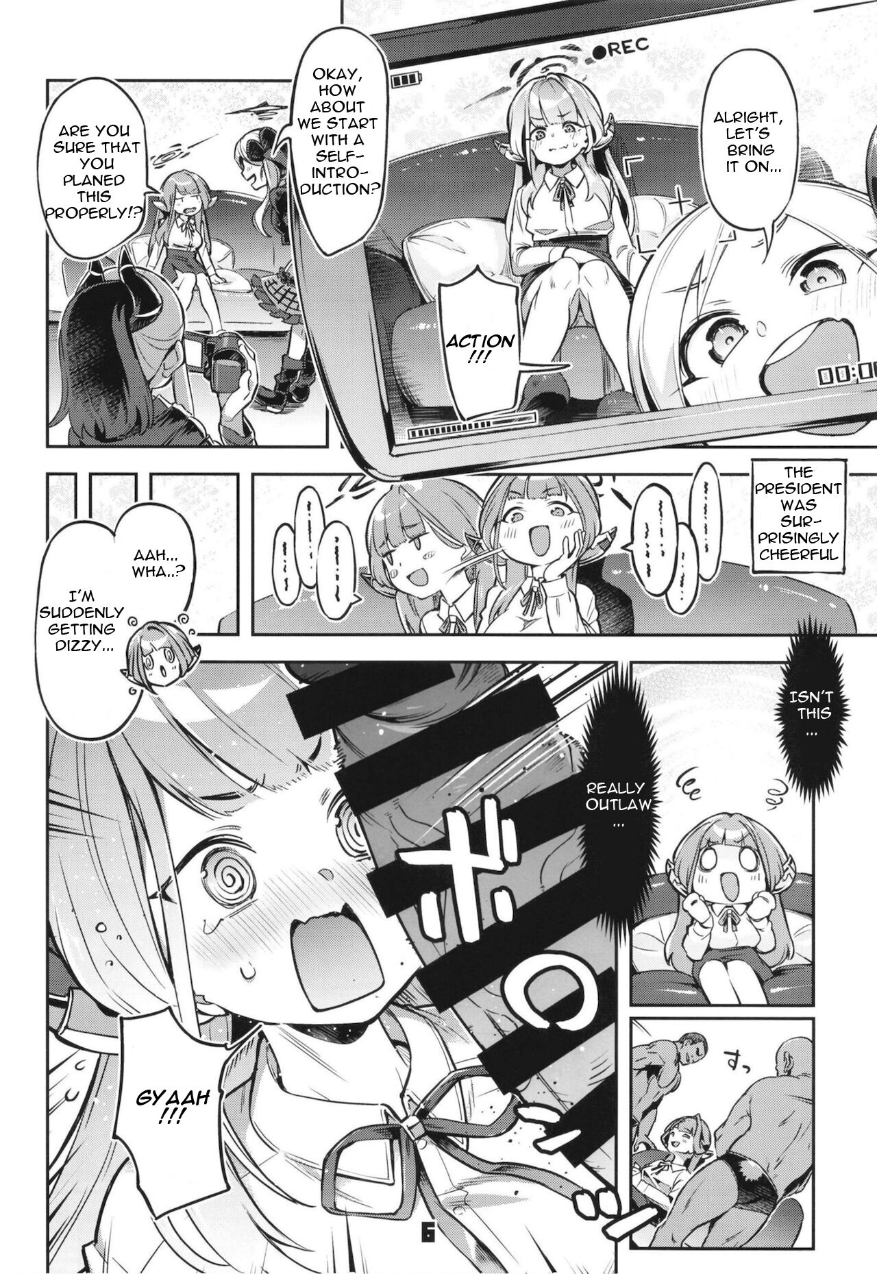 Okane ga Nakunatta Aru-chan wa Kizuitara Kukkyou na Otoko-tachi ni Kakomareteita Ken. | Aru-chan ran out of money and before she noticed, she was surrounded by burly men page 5 full