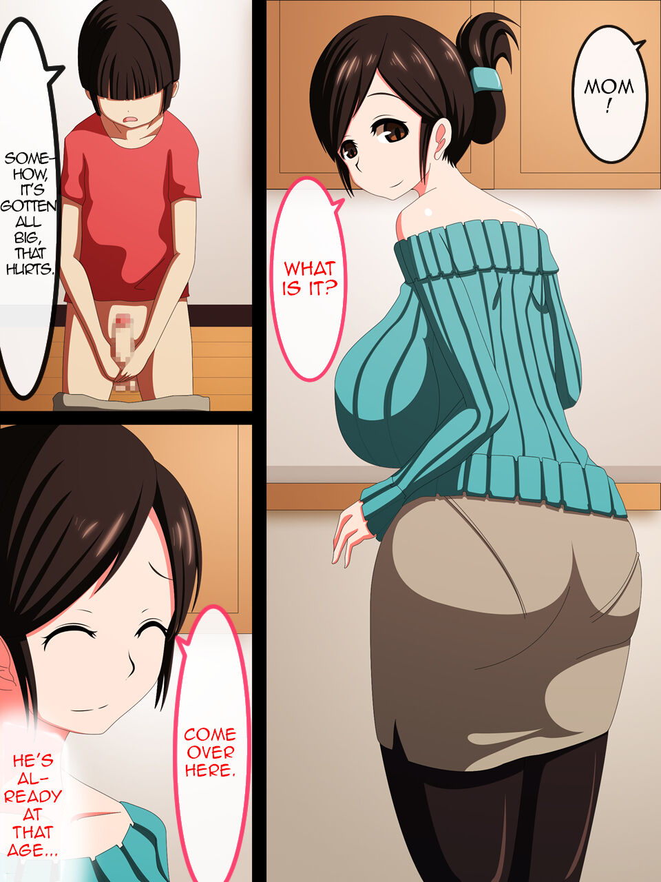 Boshi Katei Himitsu no Seikyouiku ~Hahaoya ga Onna ni Modotta Hi~ | Mother Son Family's Secret Sex Education ~The Day Mother Returned to Being a Woman page 3 full