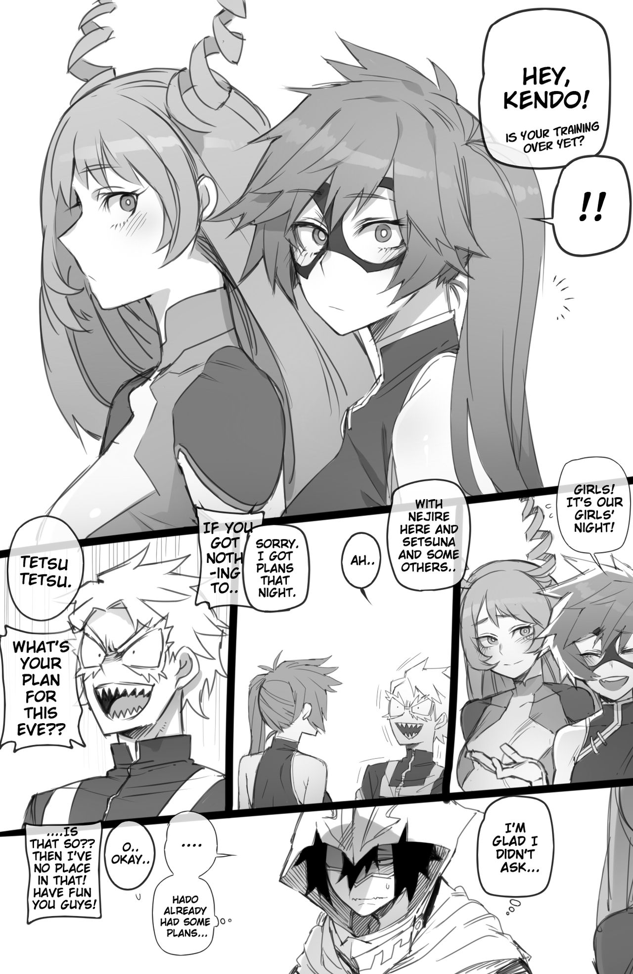 MY HERO Christmas HAREM page 2 full
