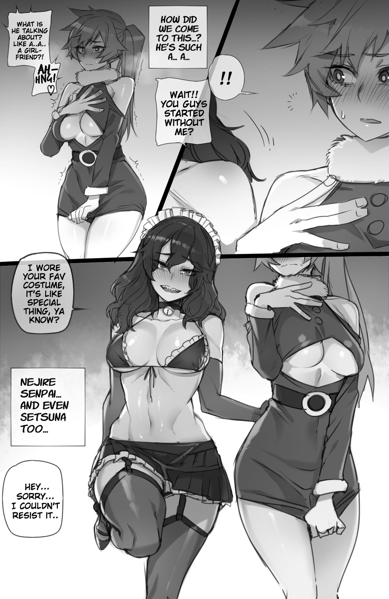 MY HERO Christmas HAREM page 5 full
